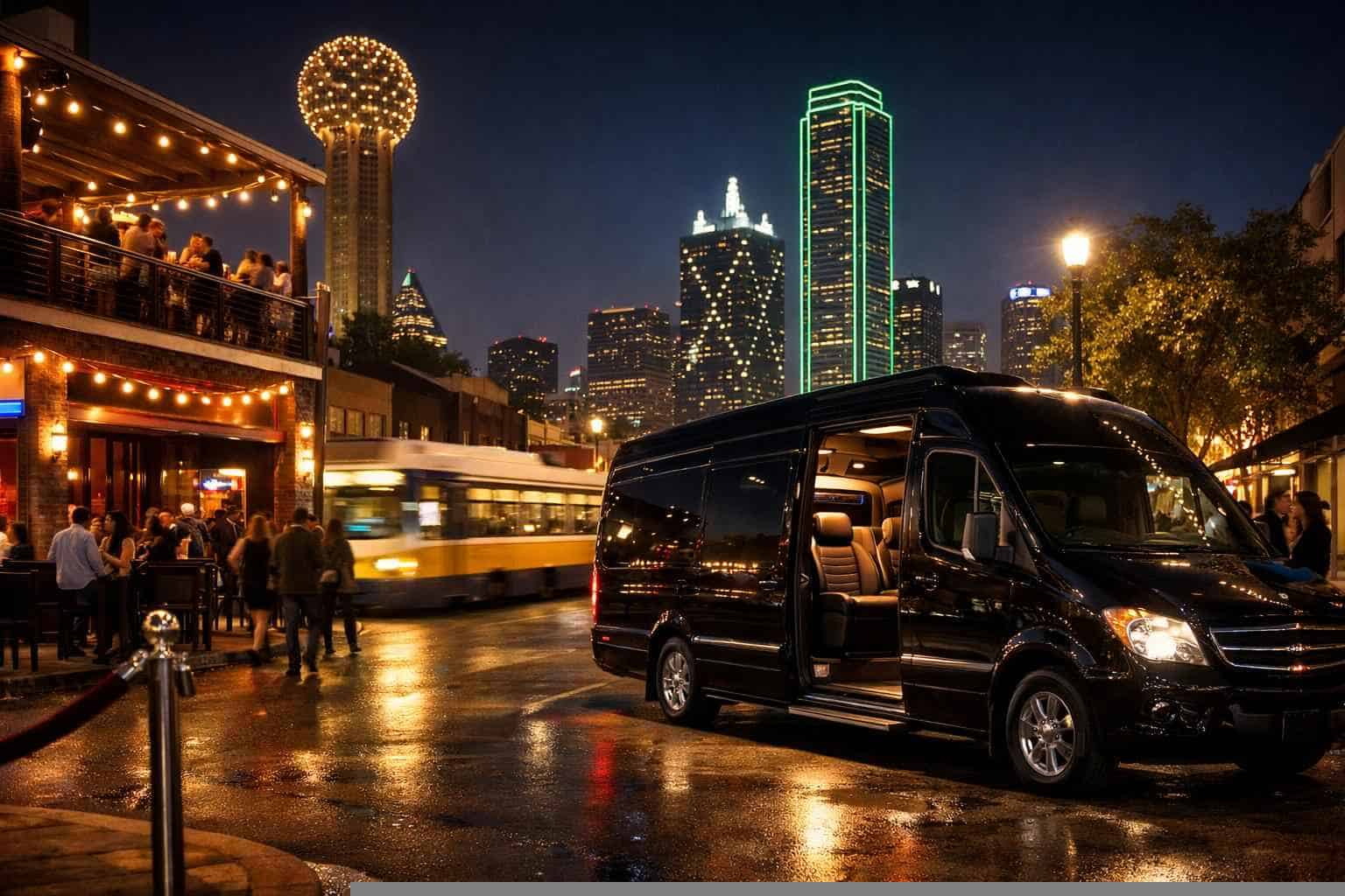 Do you service nightlife areas and downtown districts in Dallas Texas for hourly charters