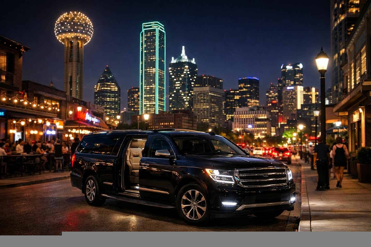 Do you service nightlife areas and downtown districts in Dallas Texas for hourly charters