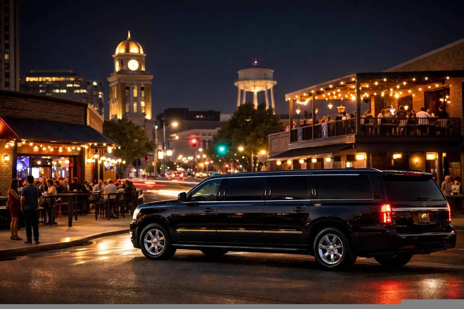 Do You Service Nightlife Areas And Downtown Districts In Garland Texas For Hourly Charters?