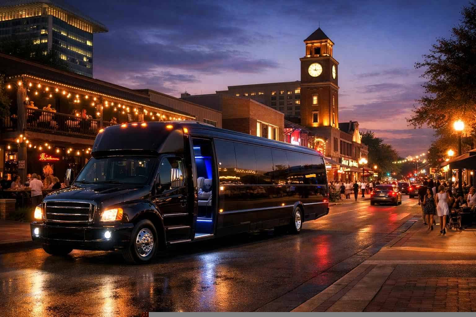 Do You Service Nightlife Areas And Downtown Districts In Garland Texas For Hourly Charters