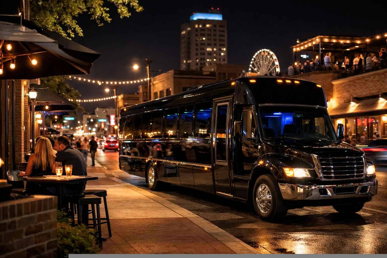 Do You Service Nightlife Areas And Downtown Districts In Garland Texas For Hourly Charters?