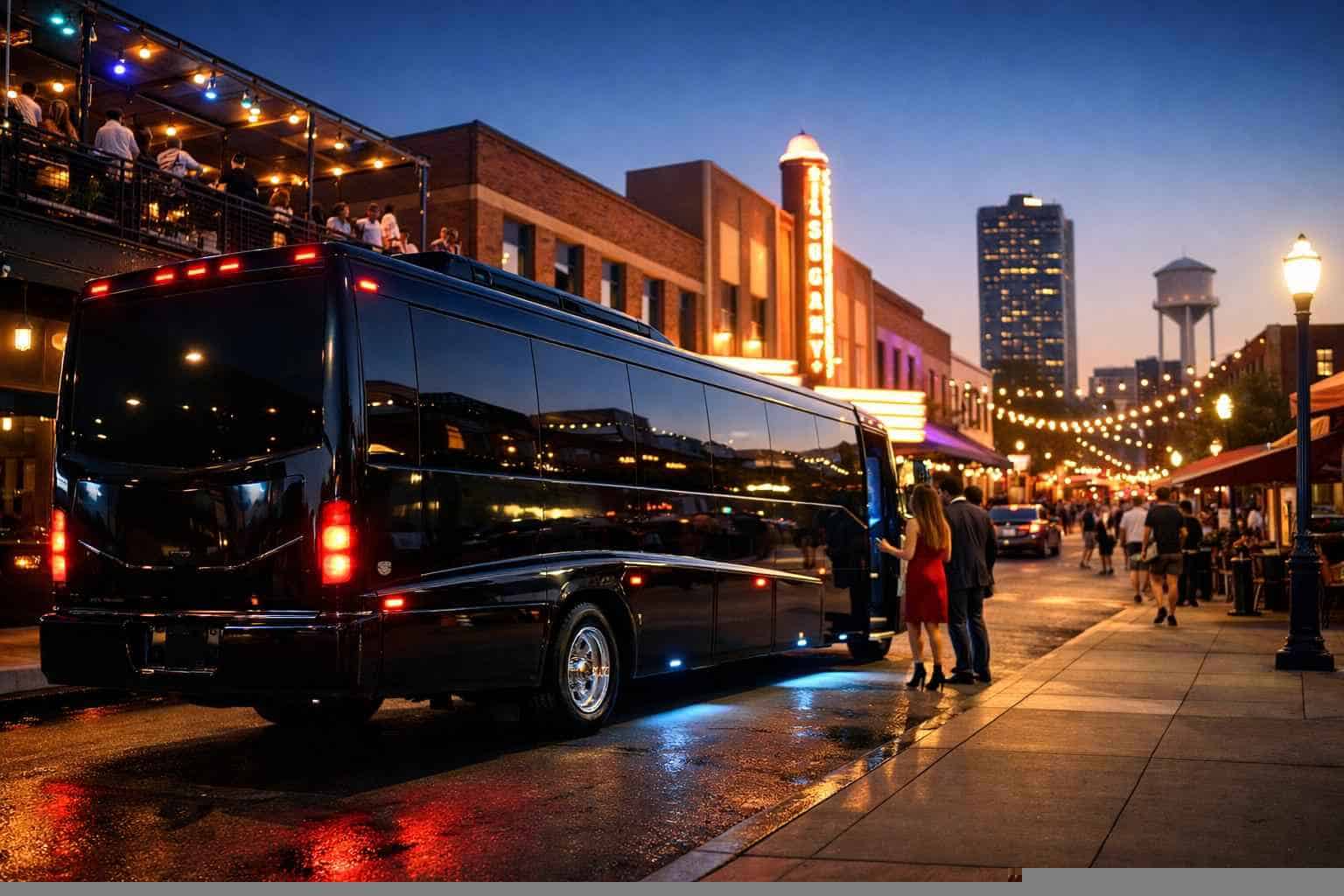 Do You Service Nightlife Areas And Downtown Districts In Garland Texas For Hourly Charters?