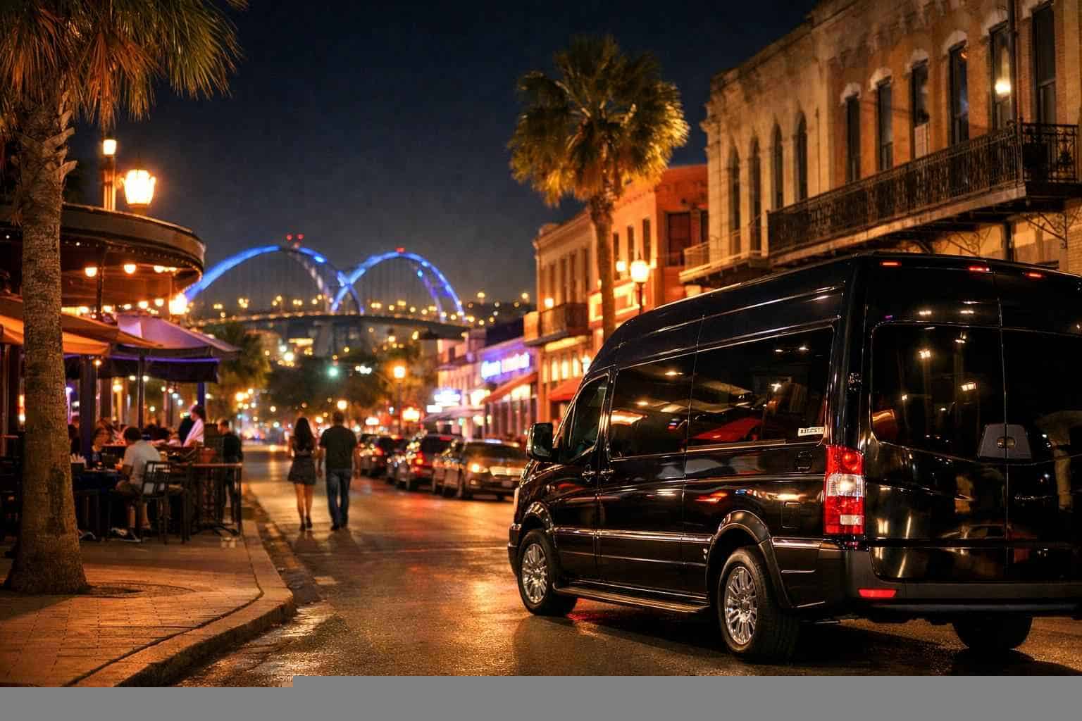 Do You Service Nightlife Areas And Downtown Districts In Laredo Texas For Hourly Charters?