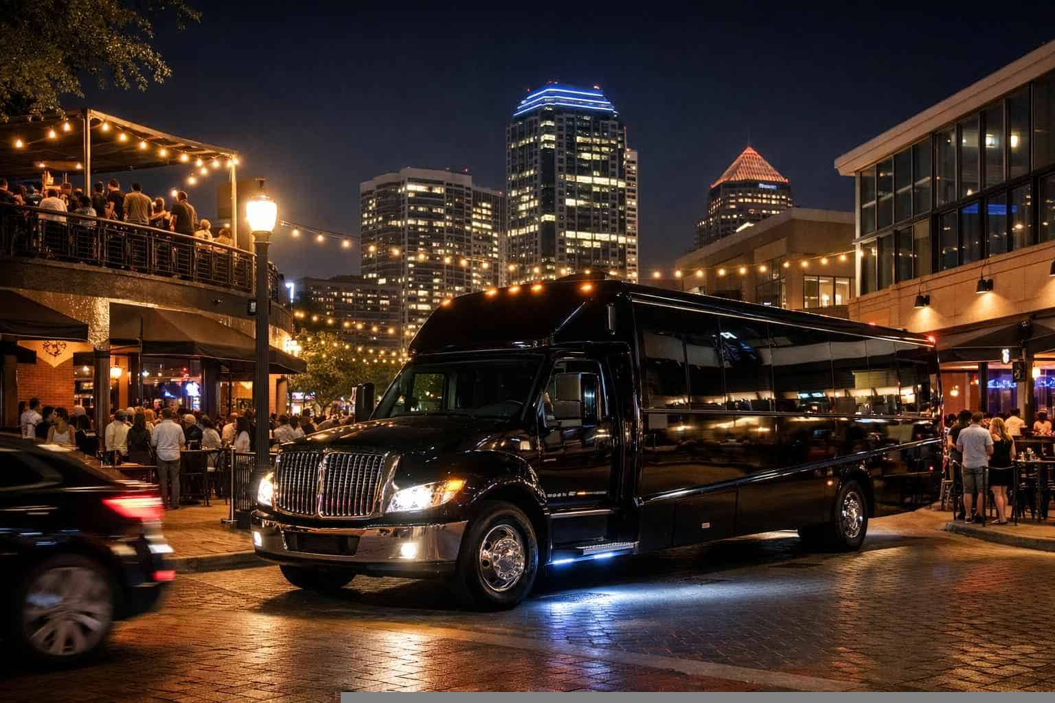 Do You Service Nightlife Areas And Downtown Districts In Plano Texas For Hourly Charters?