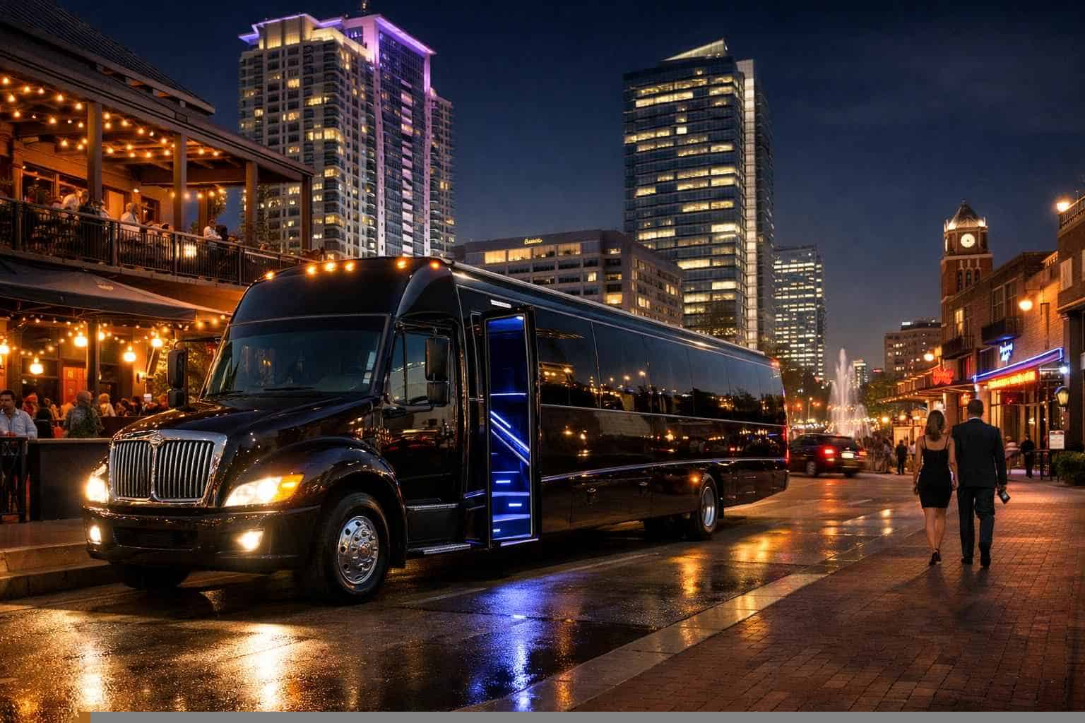 Do You Service Nightlife Areas And Downtown Districts In Plano Texas For Hourly Charters