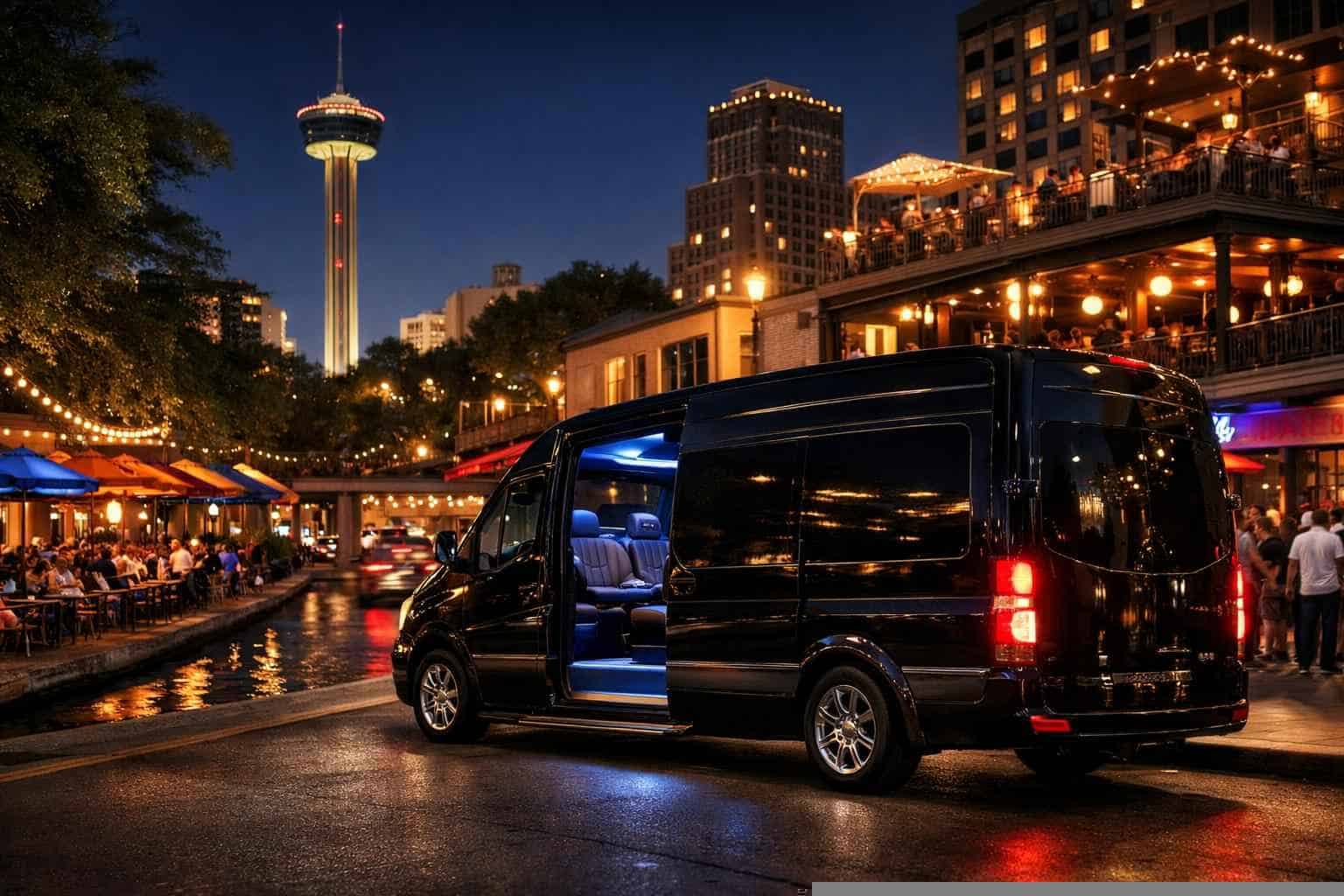 Hourly Van Charters In Downtown San Antonio