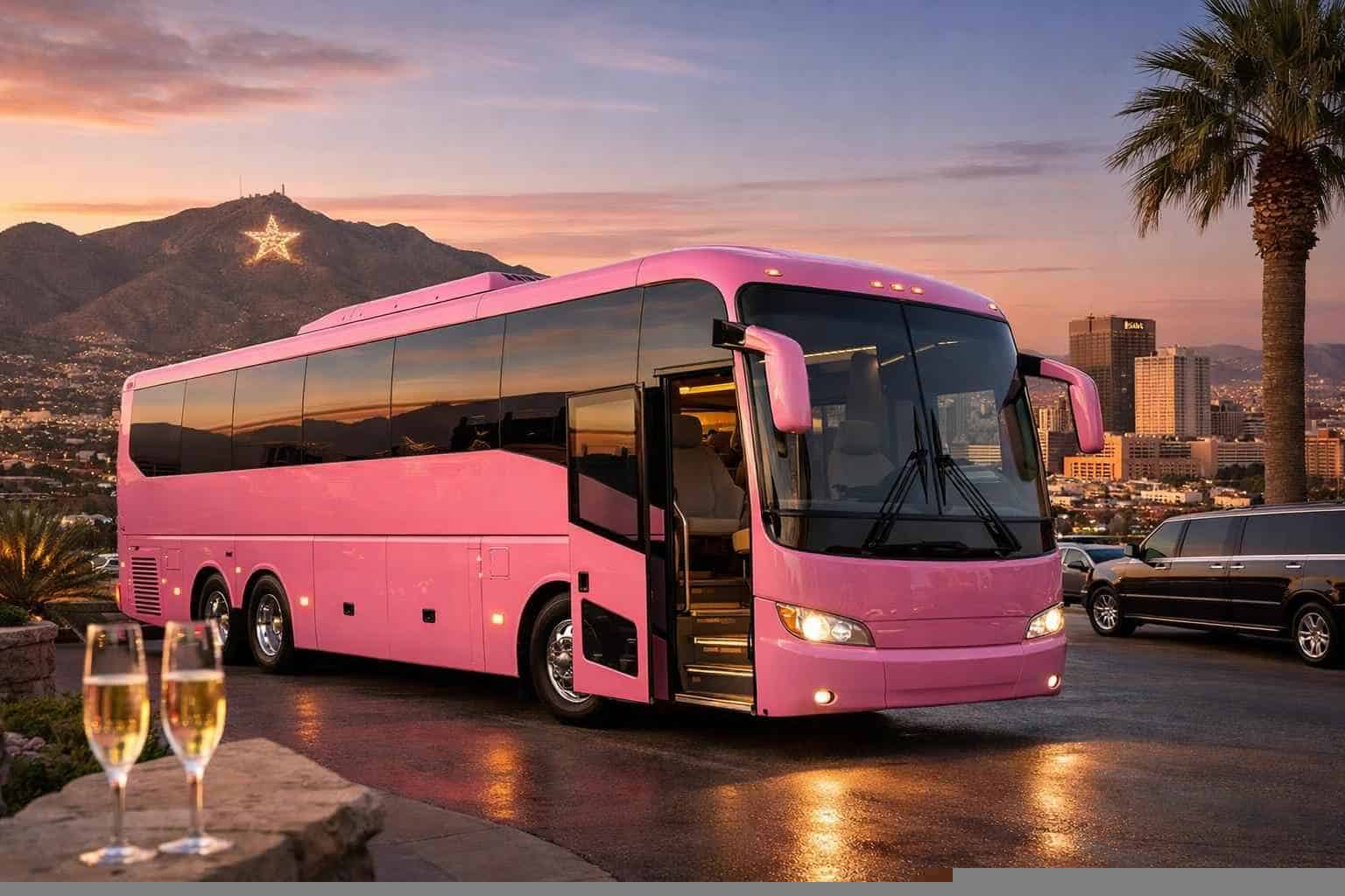 Pink Bus Service For El Paso Celebrations