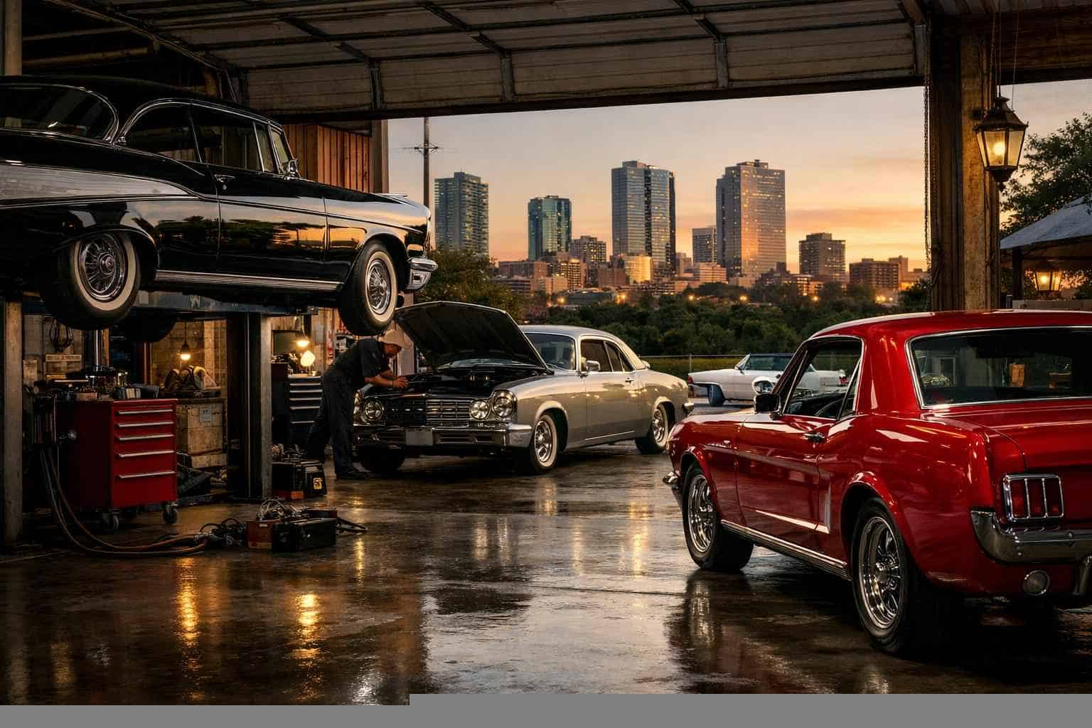 Fort Worth Vintage Car Service With Driver