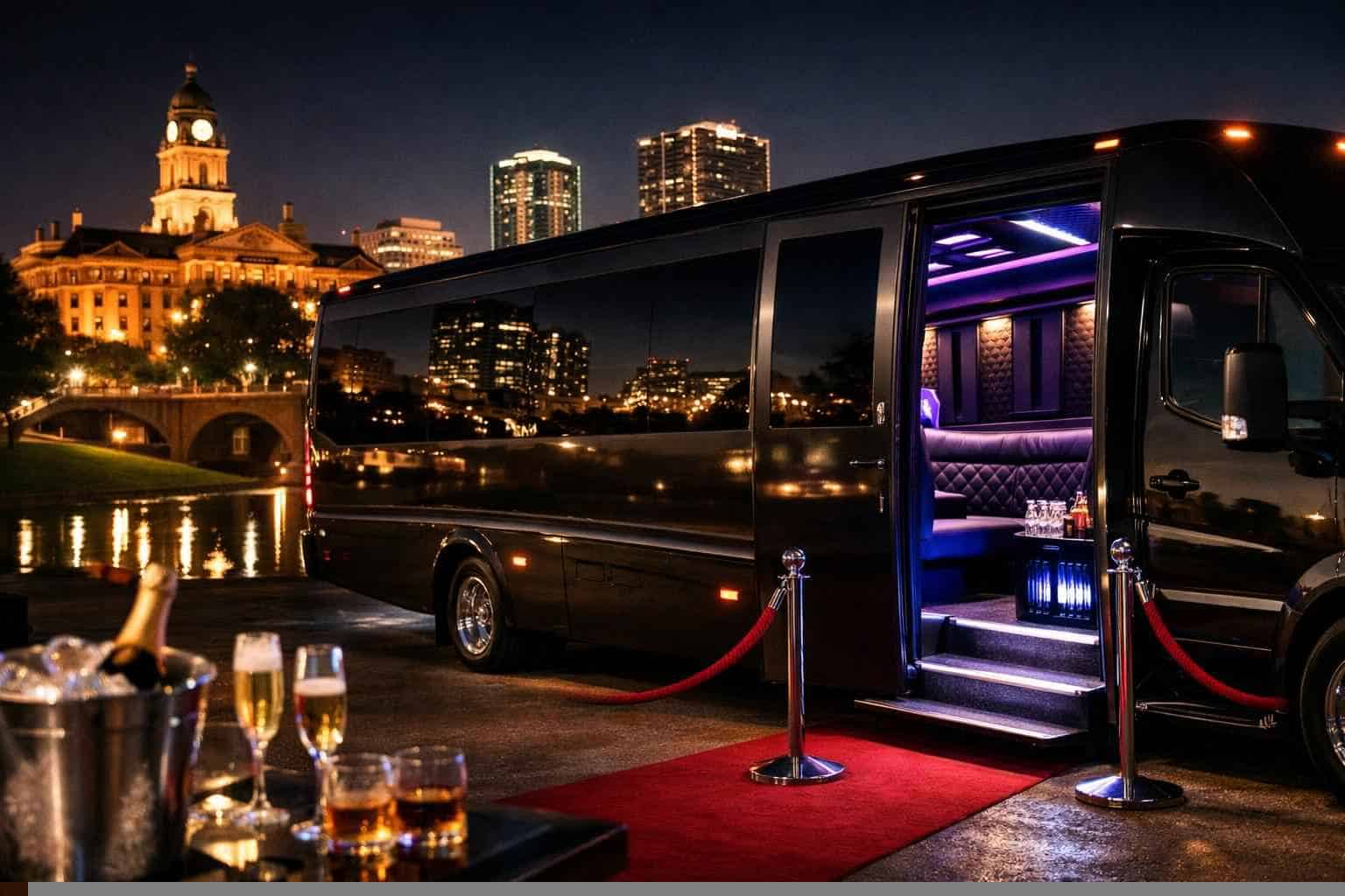Fort Worth Texas Party Bus Service For Events