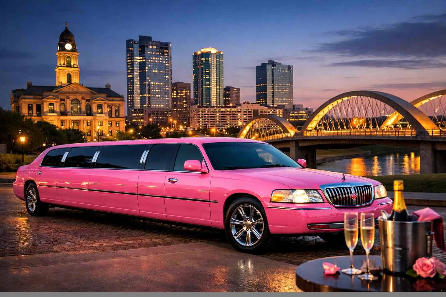 Pink Party Limos For Celebrations