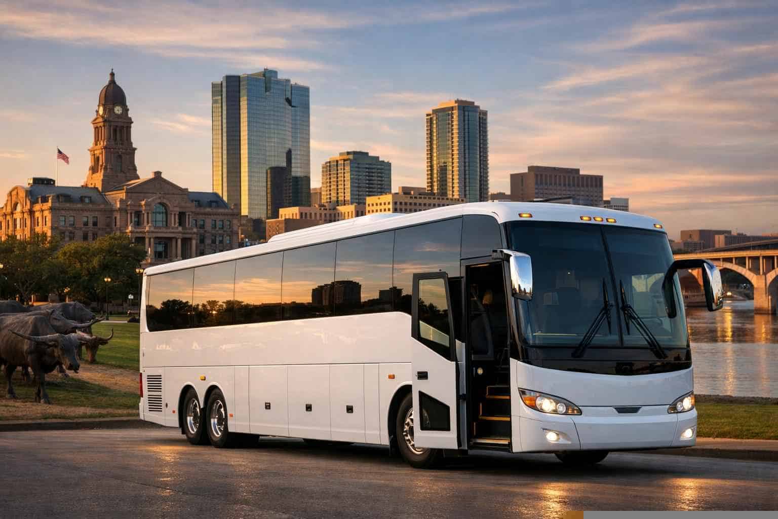 Fort Worth Texas White Bus Service