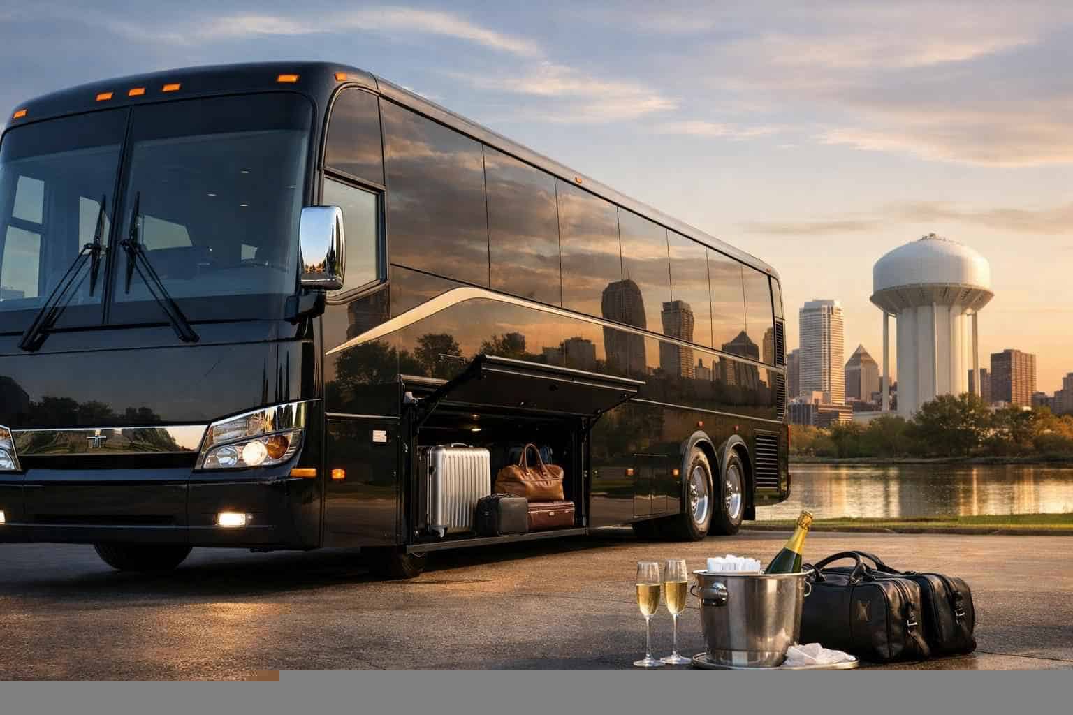 Charter Bus Rental In Garland TX