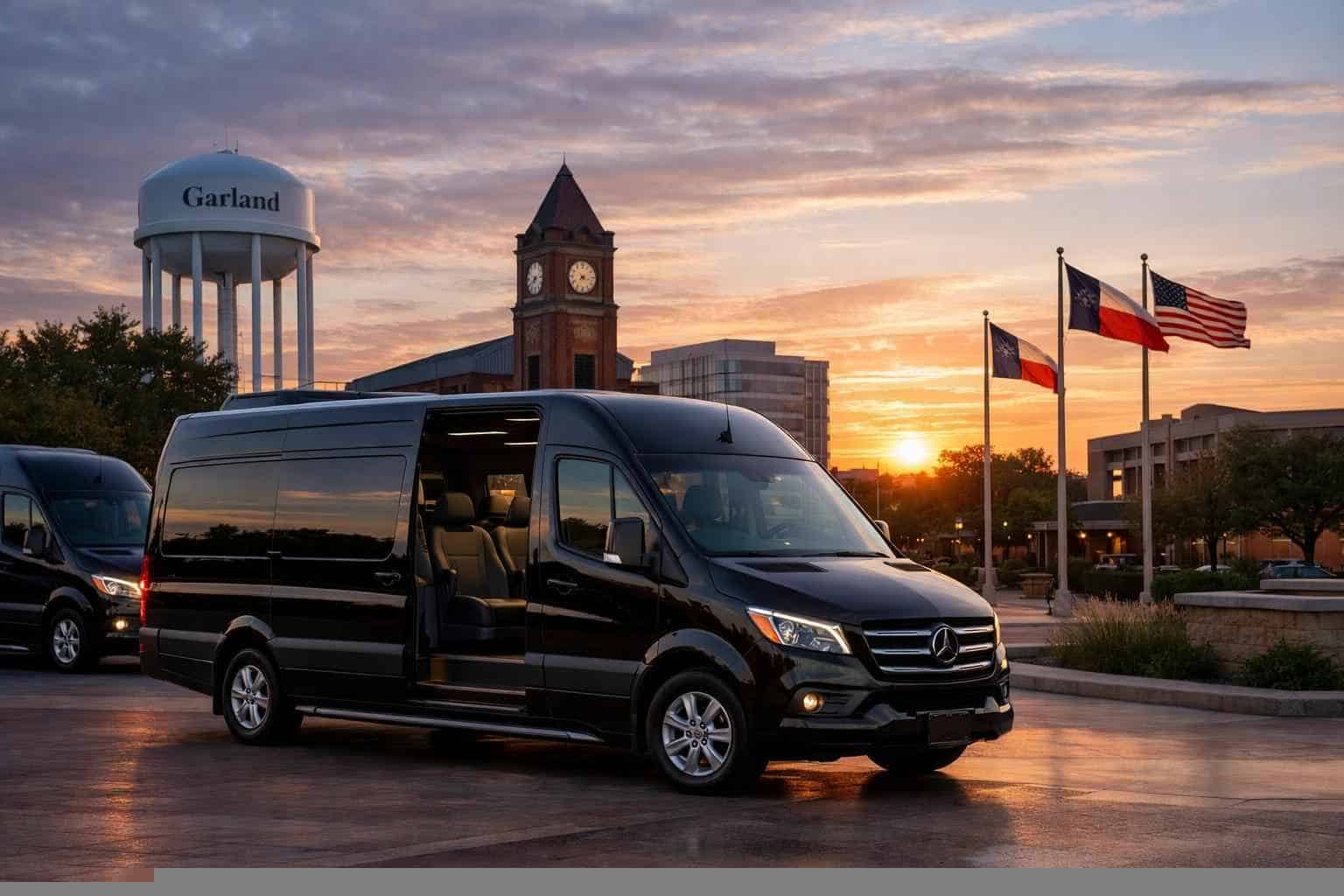 Private Passenger Vans For Garland Group Travel