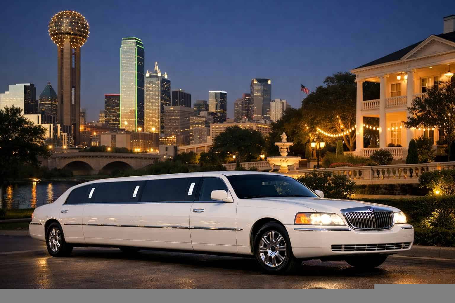 Garland Texas White Limos