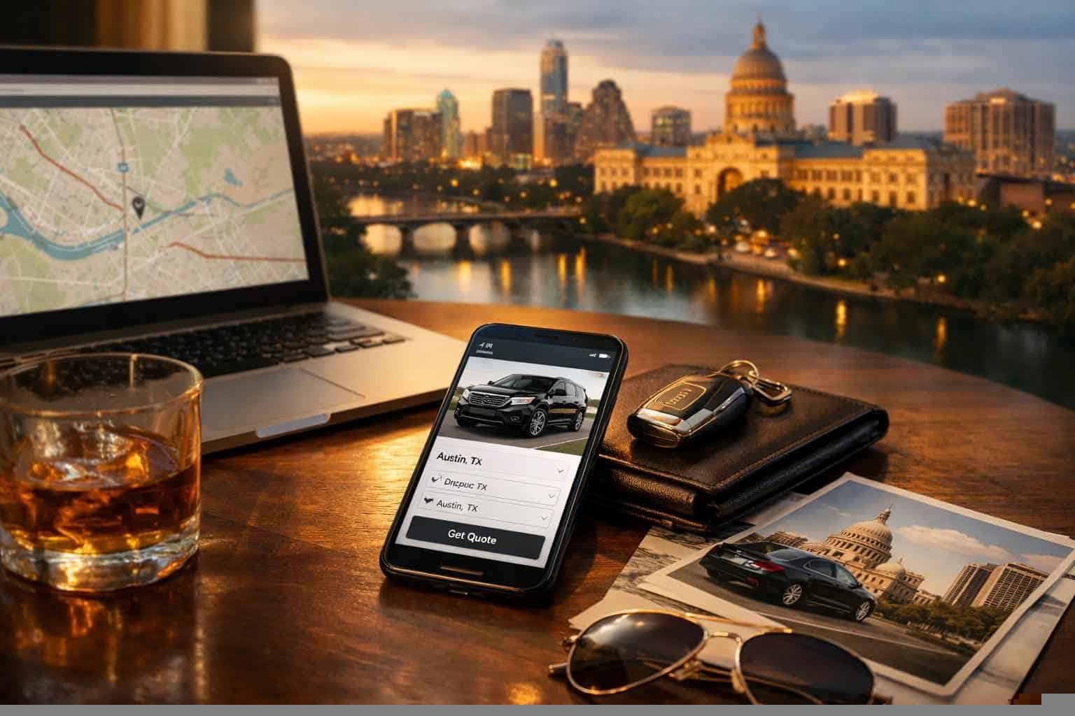 How do I get an instant quote for a trip in Austin Texas?