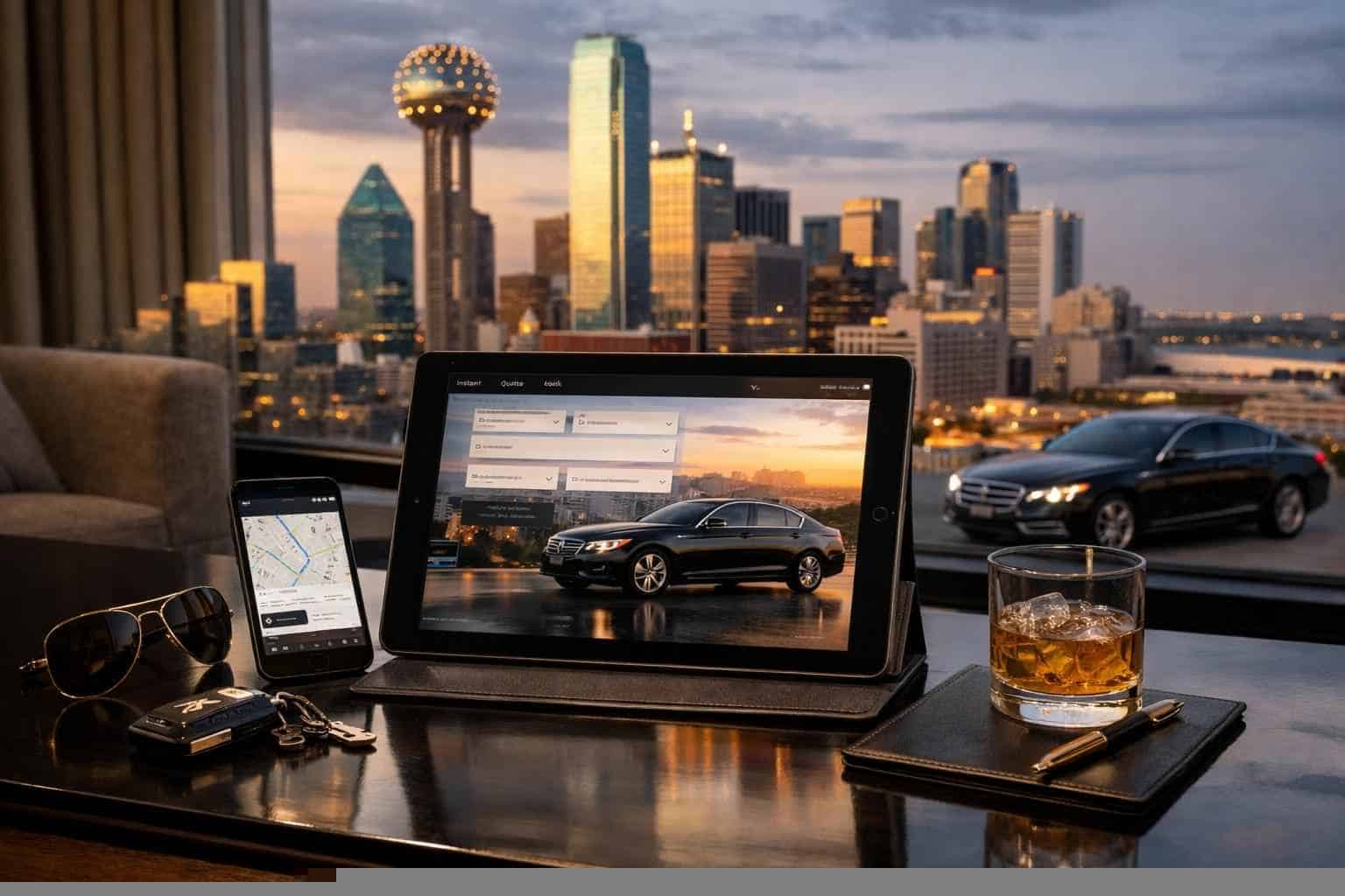 How do I get an instant quote for a trip in Dallas Texas