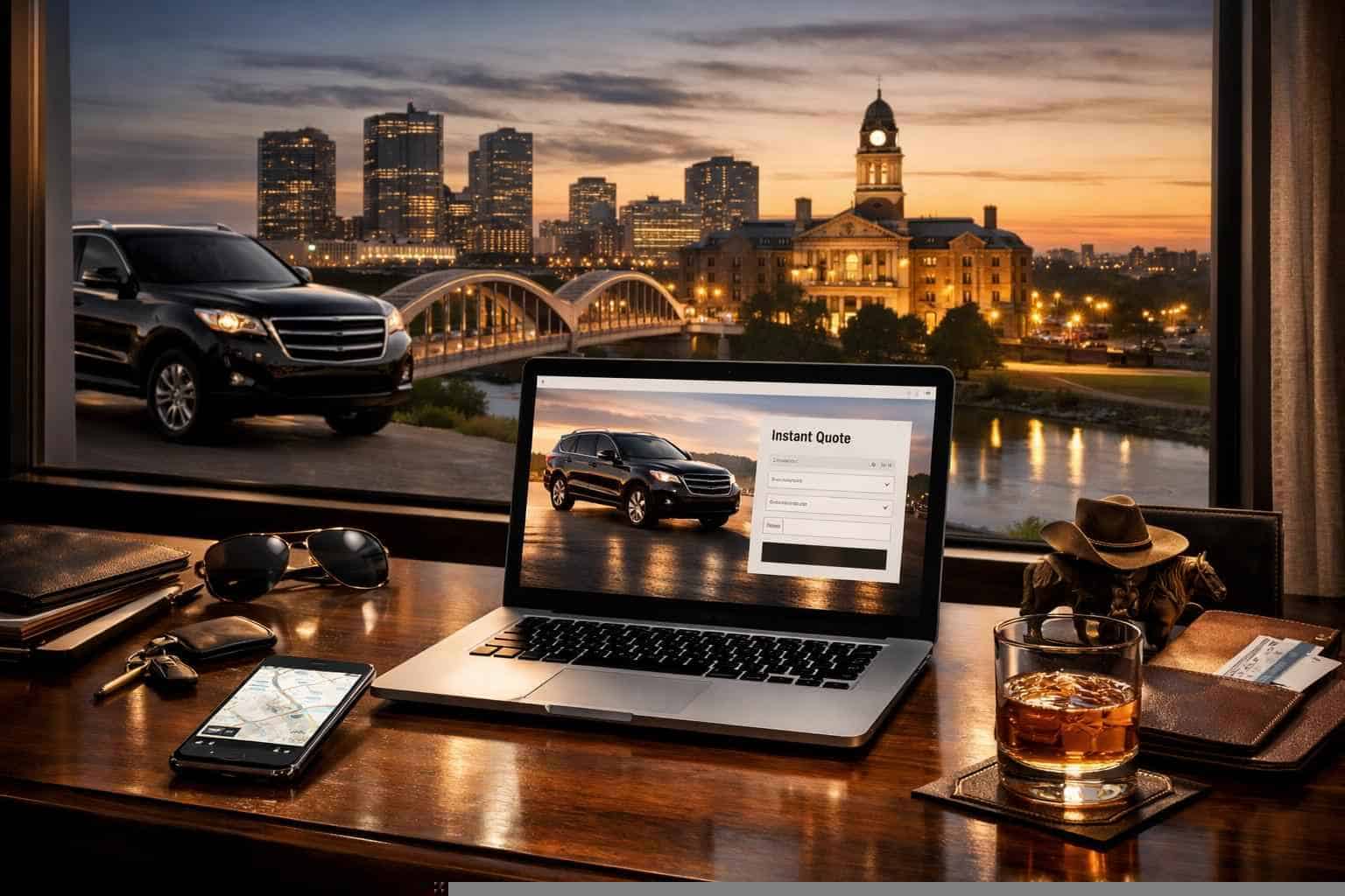 How do I get an instant quote for a trip in Fort Worth Texas?