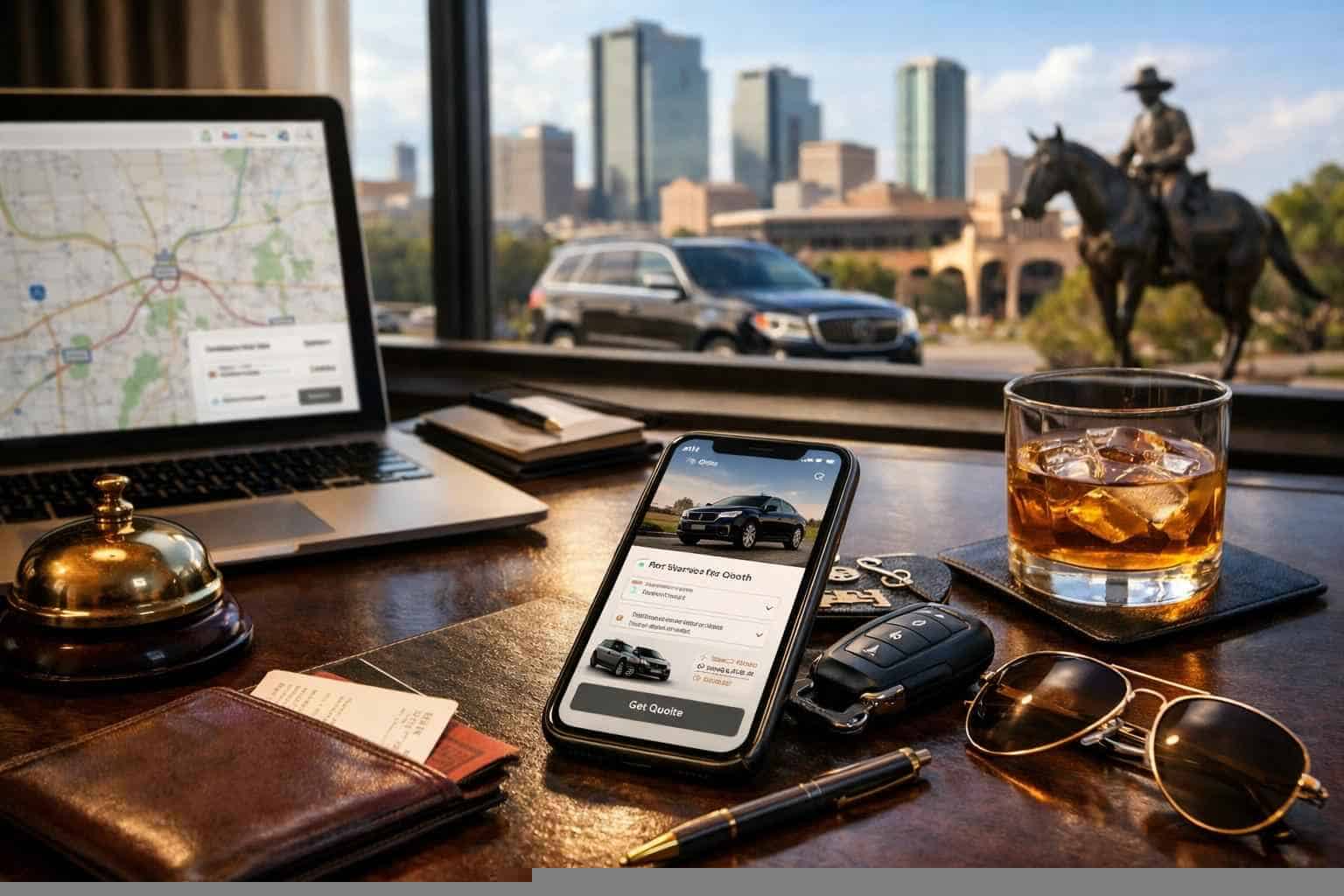 How do I get an instant quote for a trip in Fort Worth Texas?