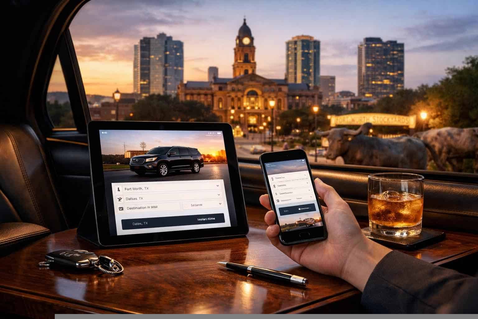 How do I get an instant quote for a trip in Fort Worth Texas