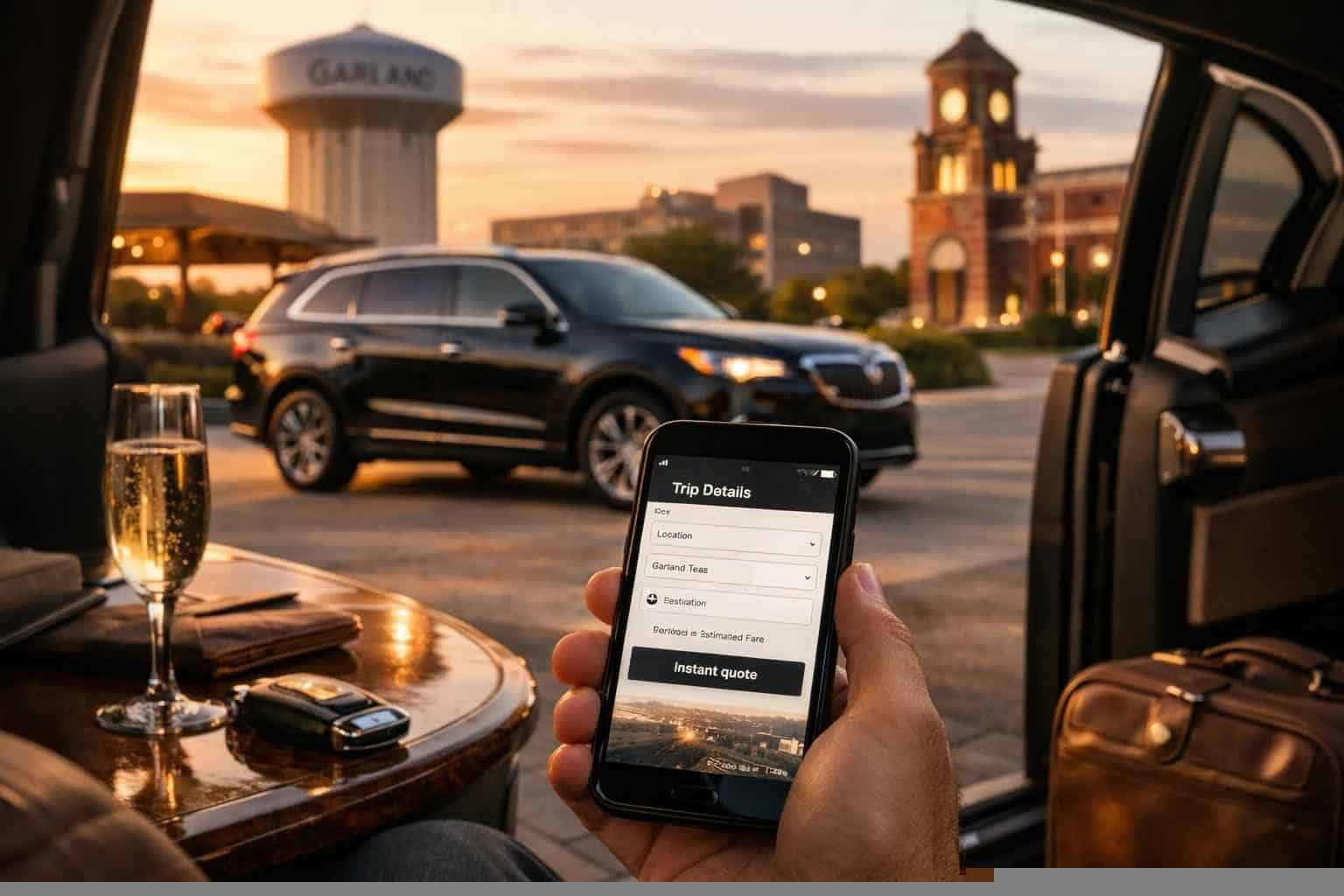 How Do I Get An Instant Quote For A Trip In Garland Texas?