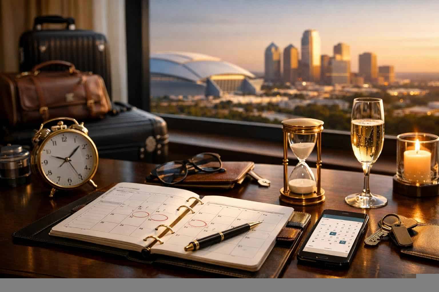 How far in advance should I reserve peak dates in Arlington Texas?