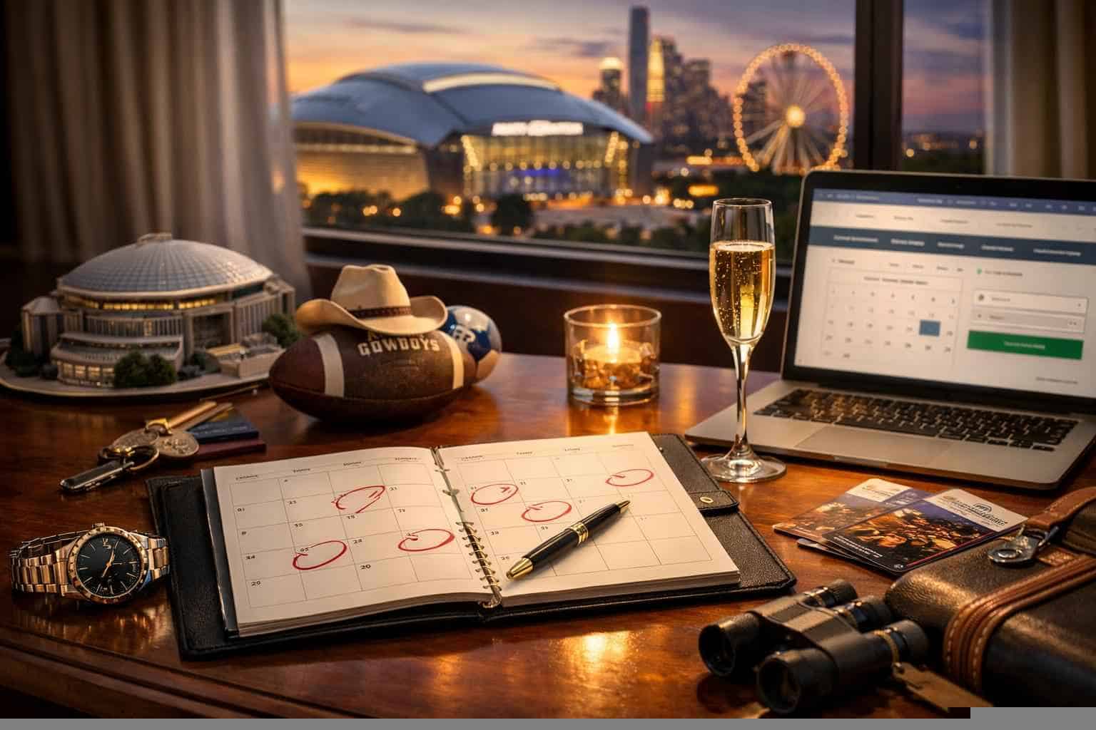 How far in advance should I reserve peak dates in Arlington Texas?