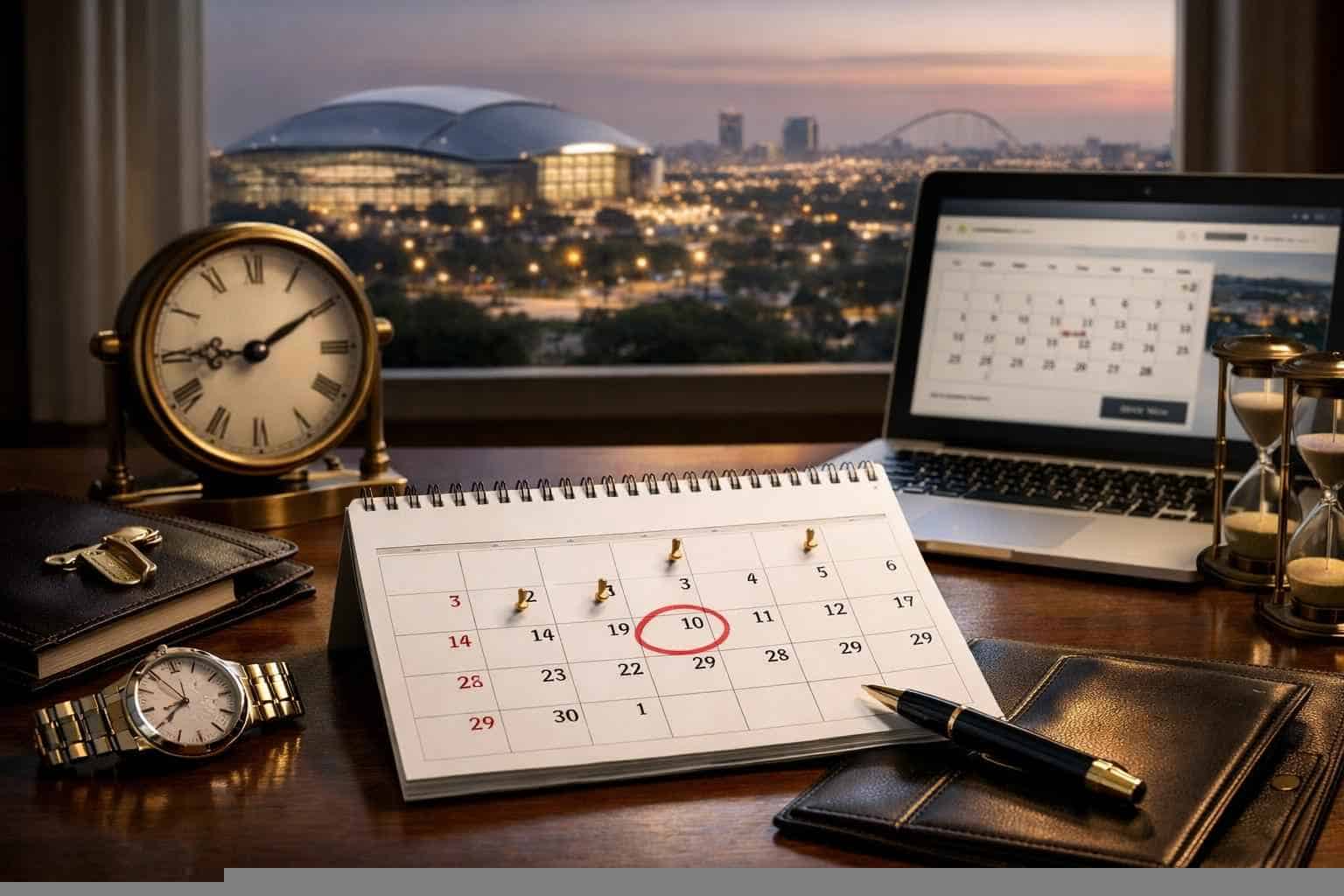 How Far In Advance Should I Reserve Peak Dates In Arlington Texas