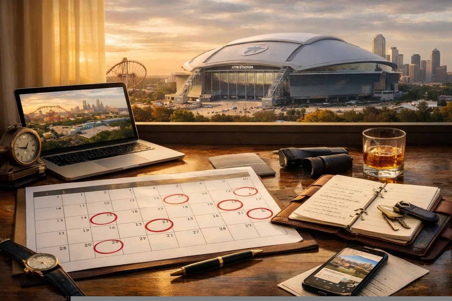 How far in advance should I reserve peak dates in Arlington Texas?