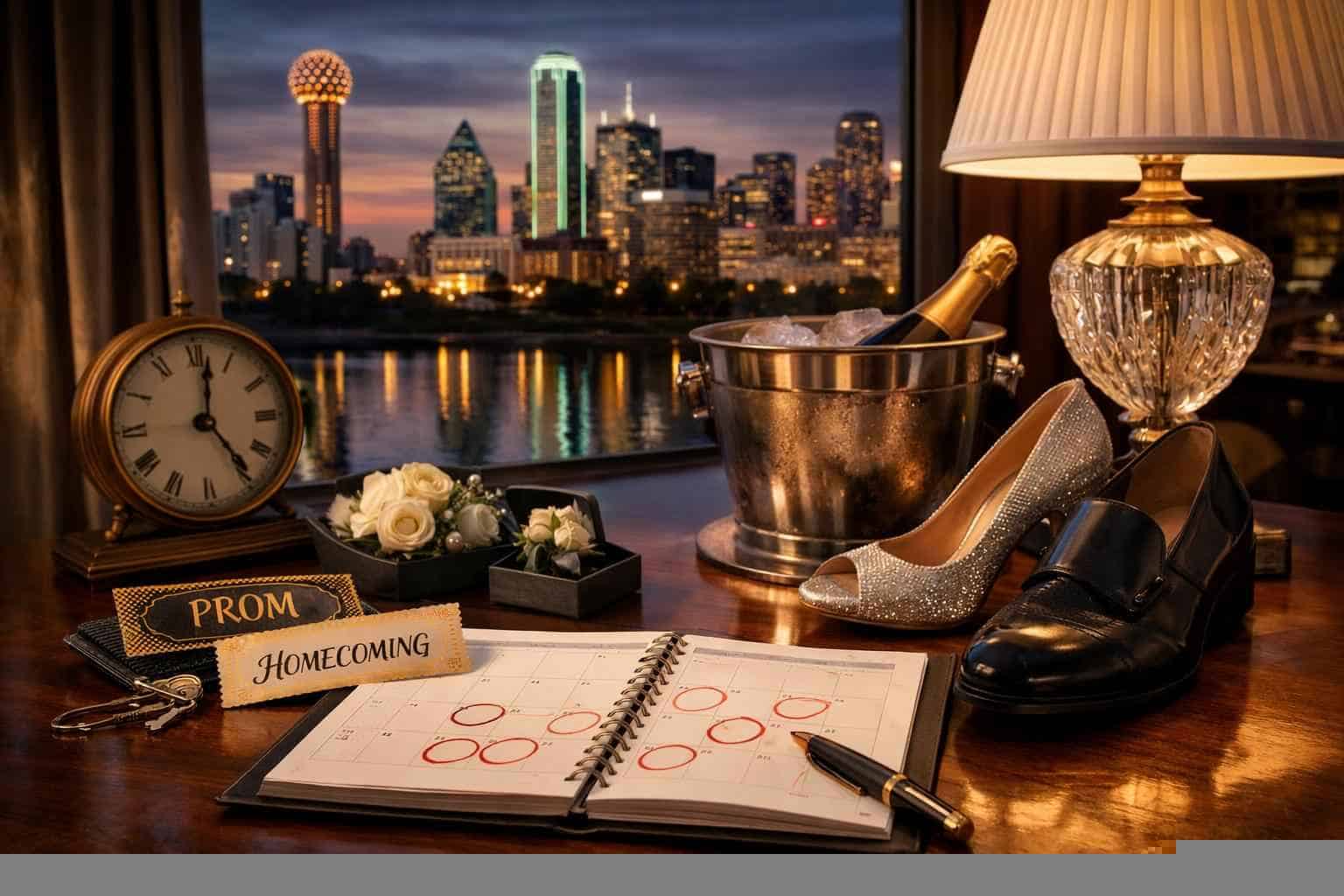 How far in advance should I reserve peak dates in Dallas Texas prom homecoming Saturdays