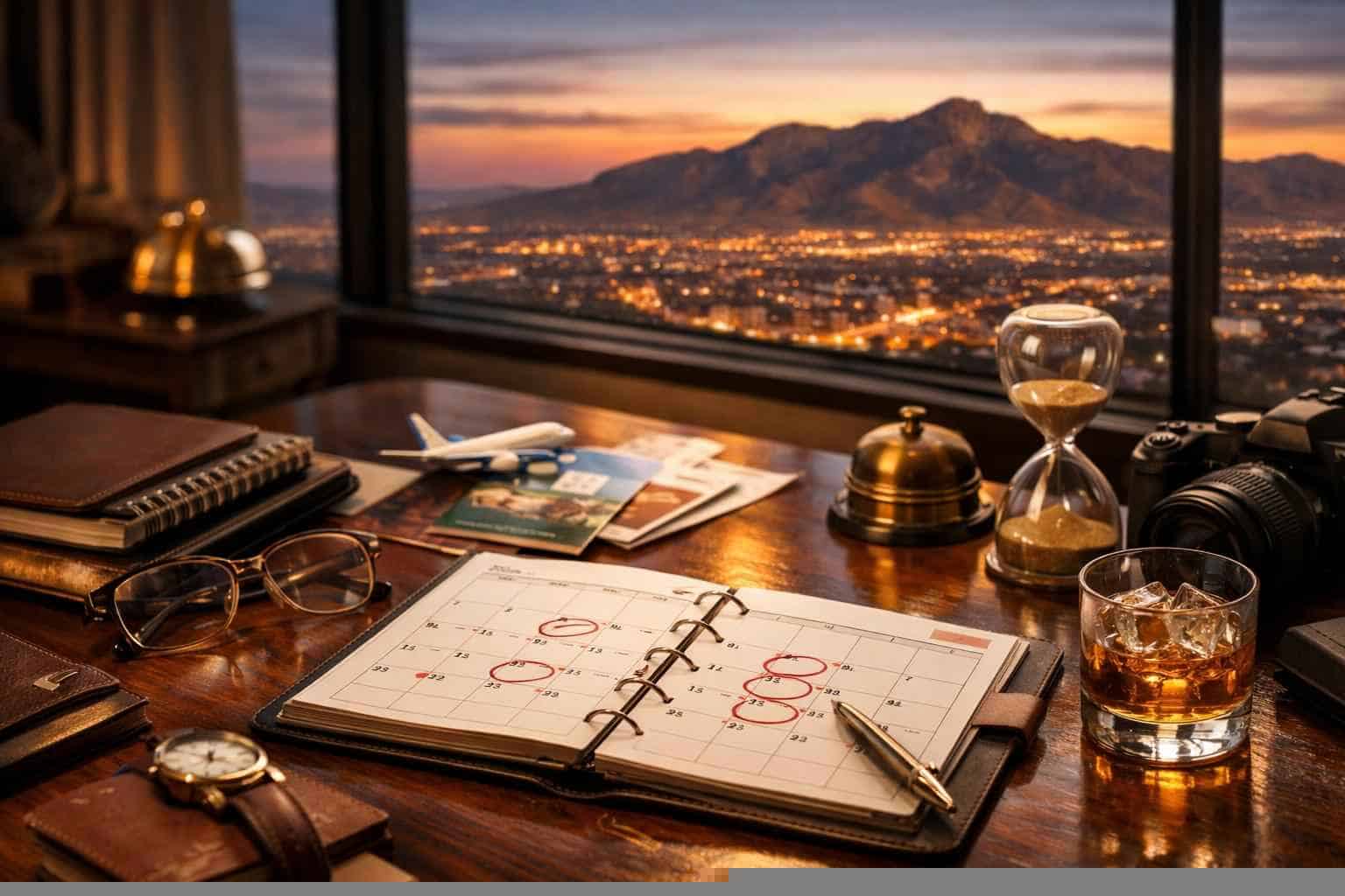 How far in advance should I reserve peak dates in El Paso Texas?