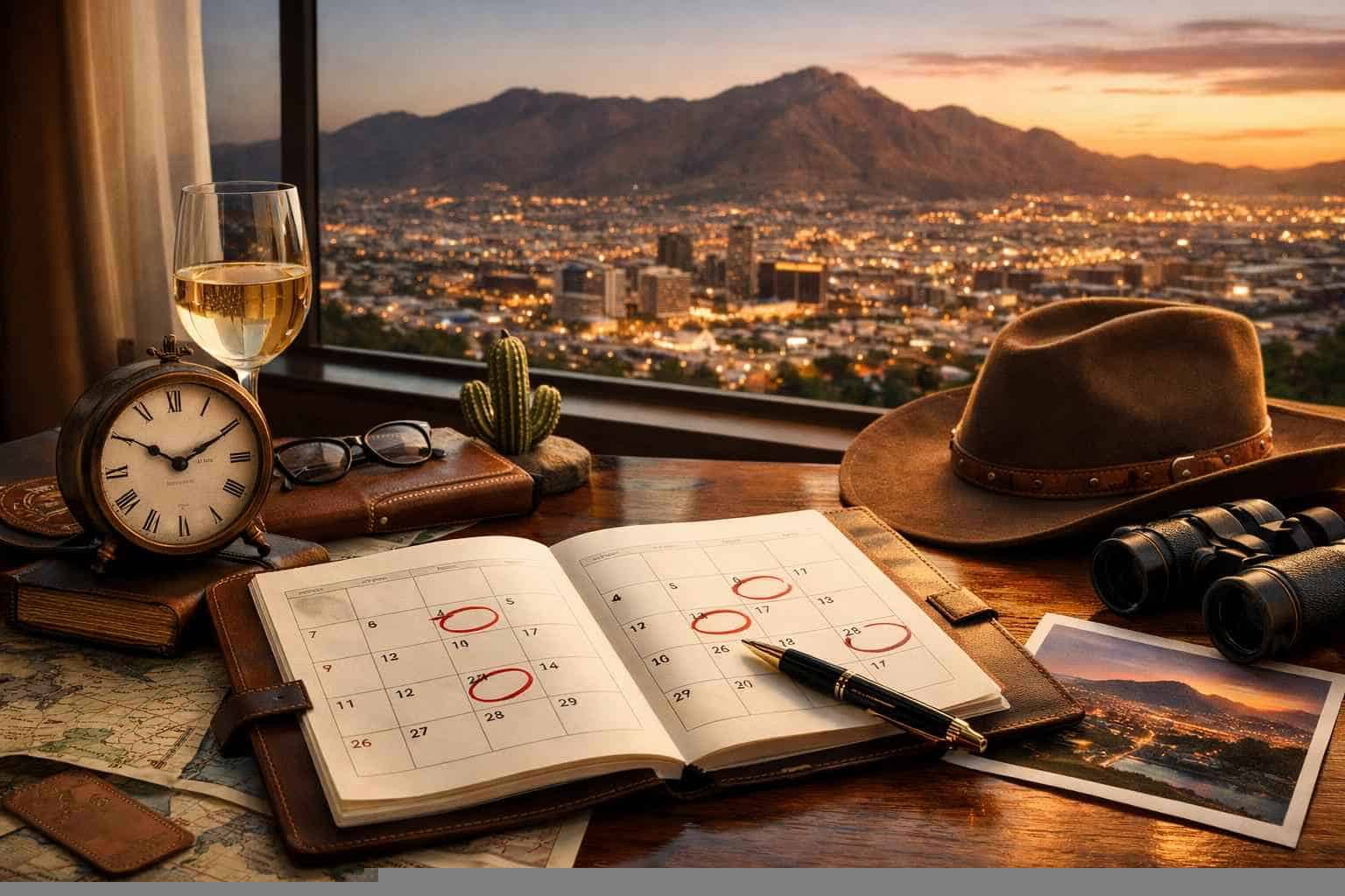 How far in advance should I reserve peak dates in El Paso Texas?
