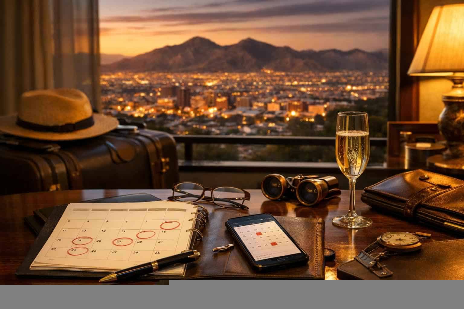 How far in advance should I reserve peak dates in El Paso Texas?