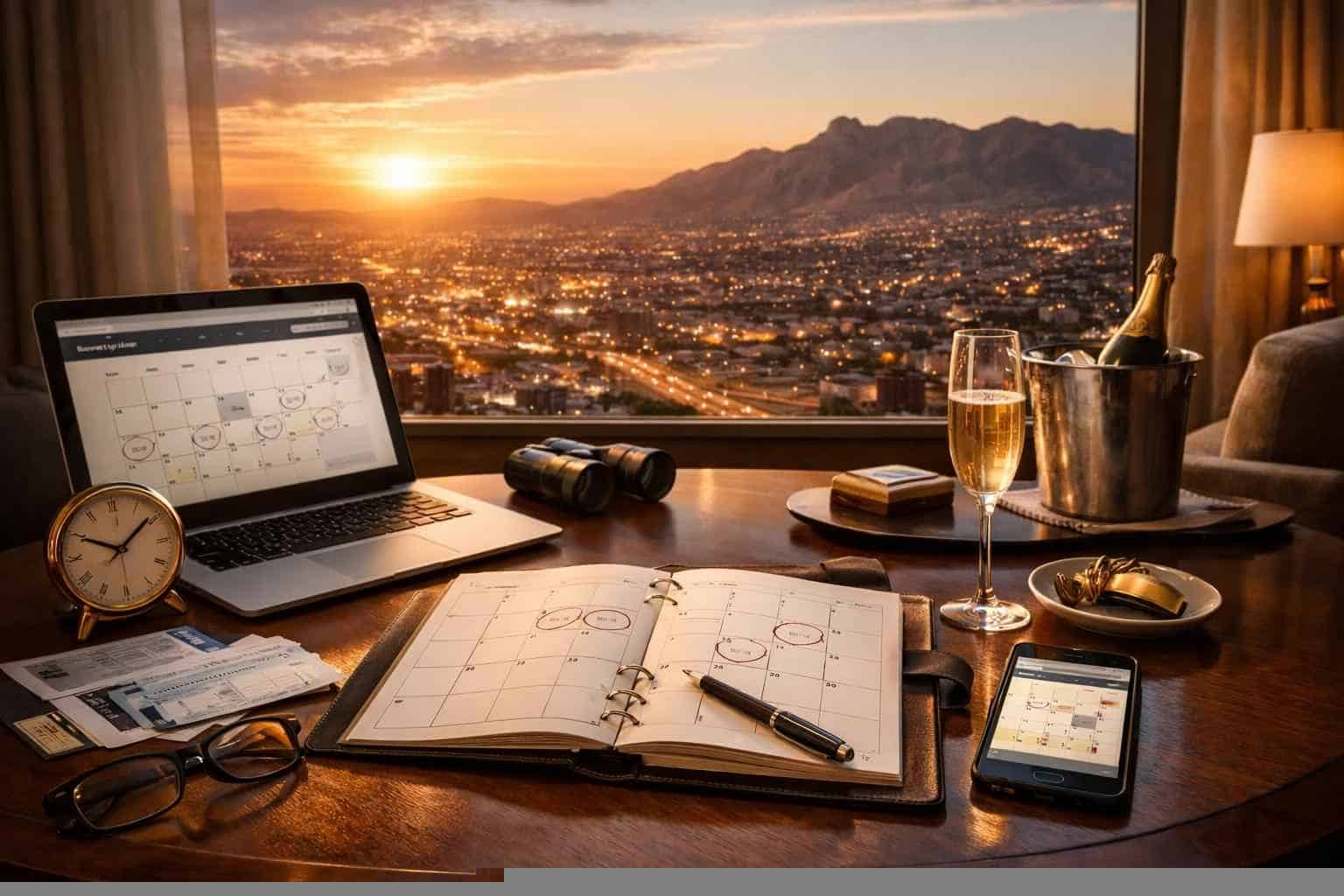How far in advance should I reserve peak dates in El Paso Texas?