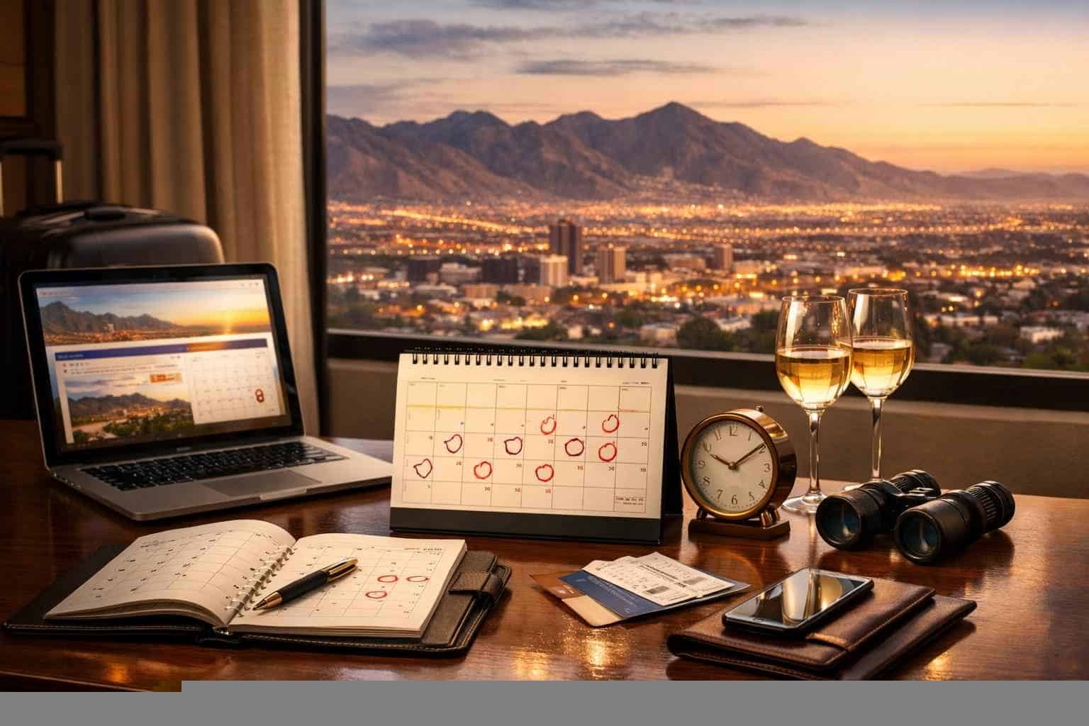 How far in advance should I reserve peak dates in El Paso Texas?