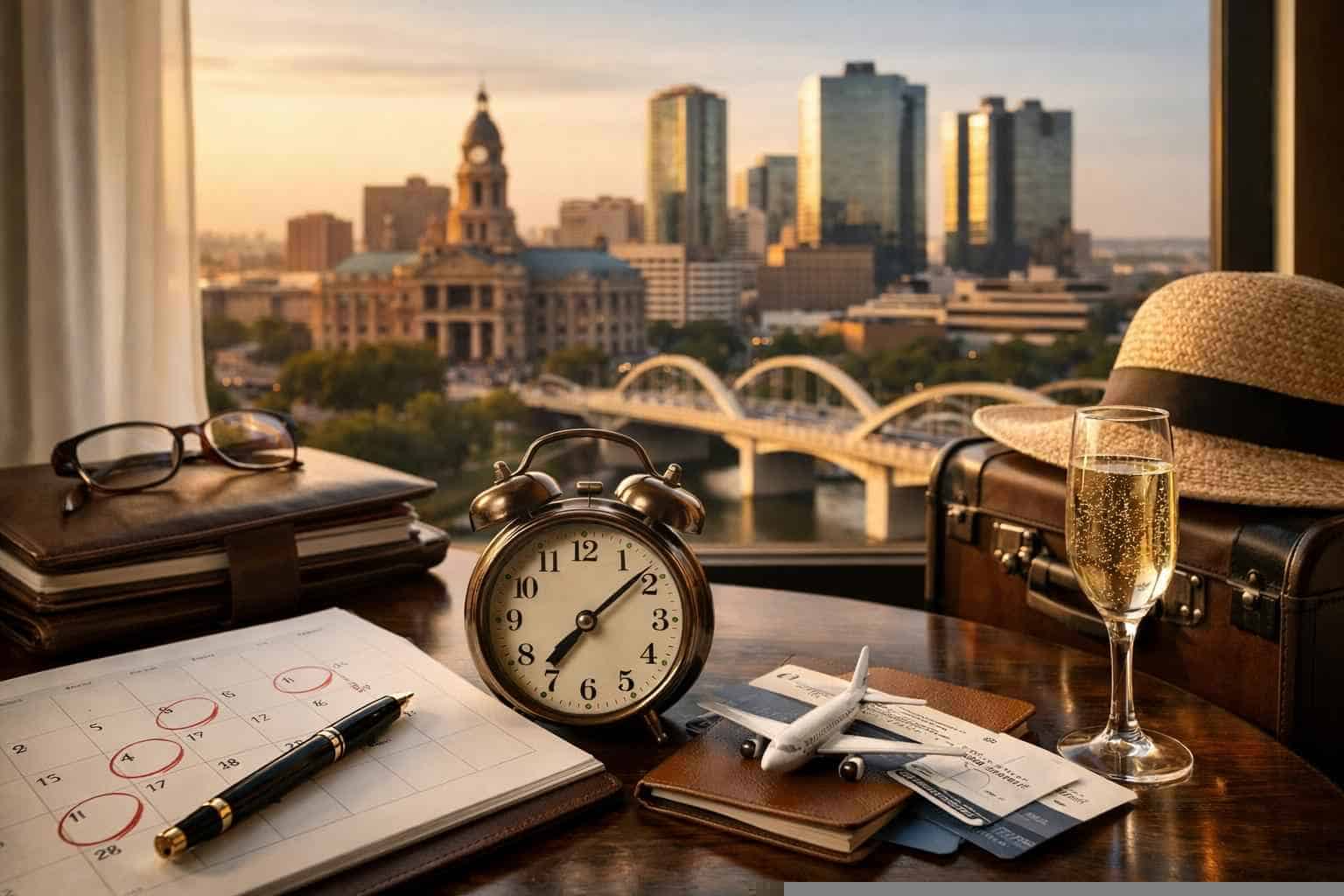 How far in advance should I reserve peak dates in Fort Worth Texas?