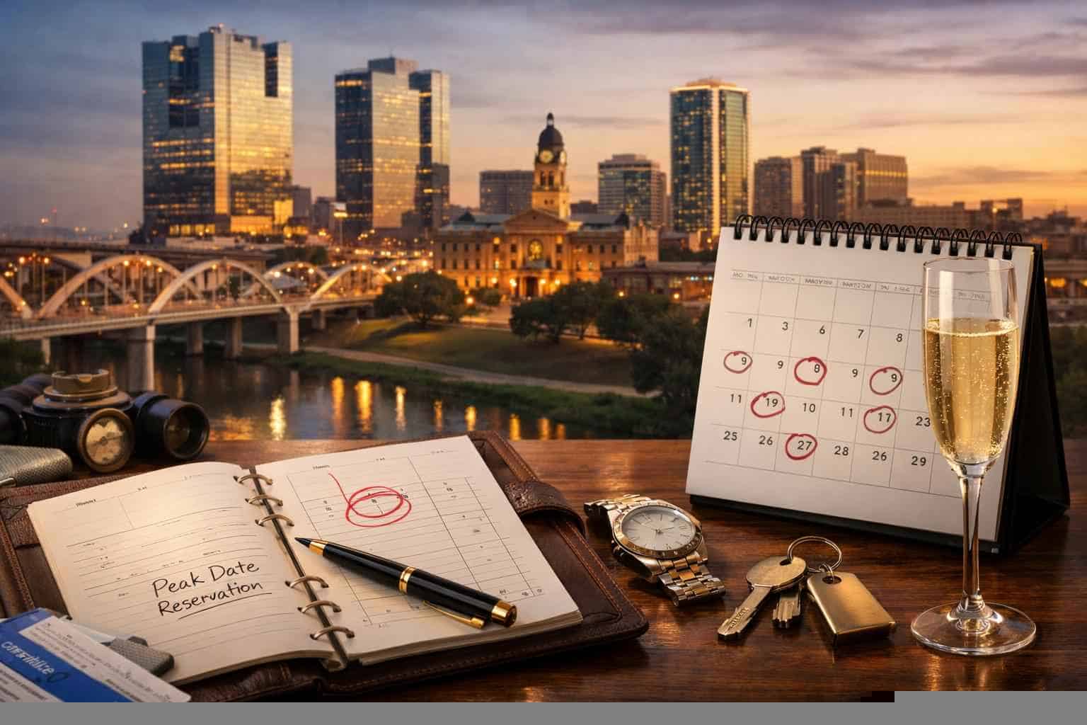 How Far In Advance Should I Reserve Peak Dates In Fort Worth Texas?