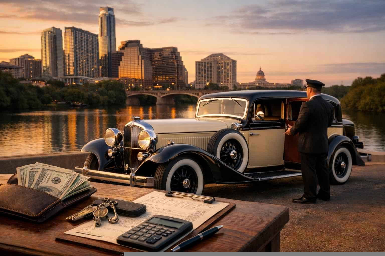 How Much Does Antique Vehicle Rental With Driver Cost In Austin Texas