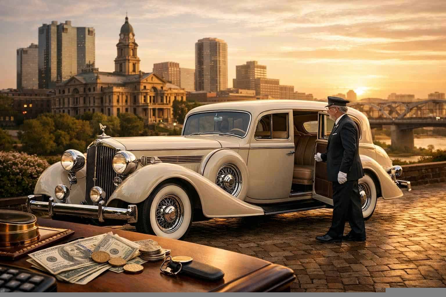 How Much Does Antique Vehicle Rental With Driver Cost In Fort Worth Texas