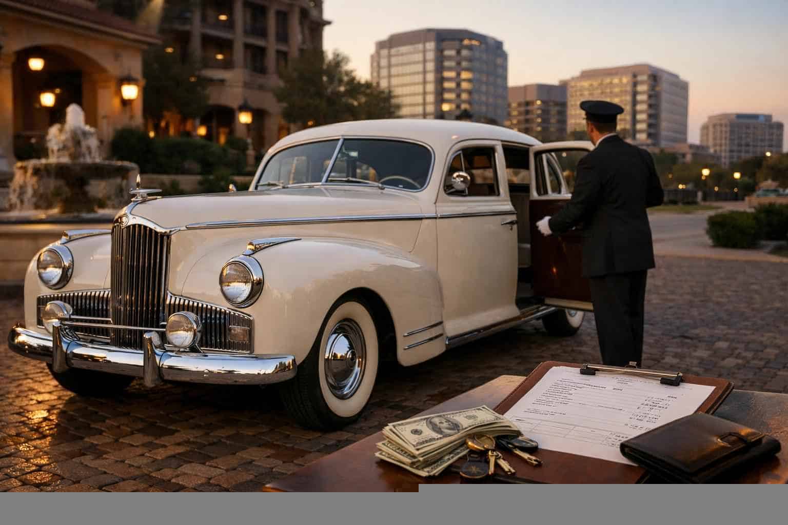 How Much Does Antique Vehicle Rental With Driver Cost In Plano Texas