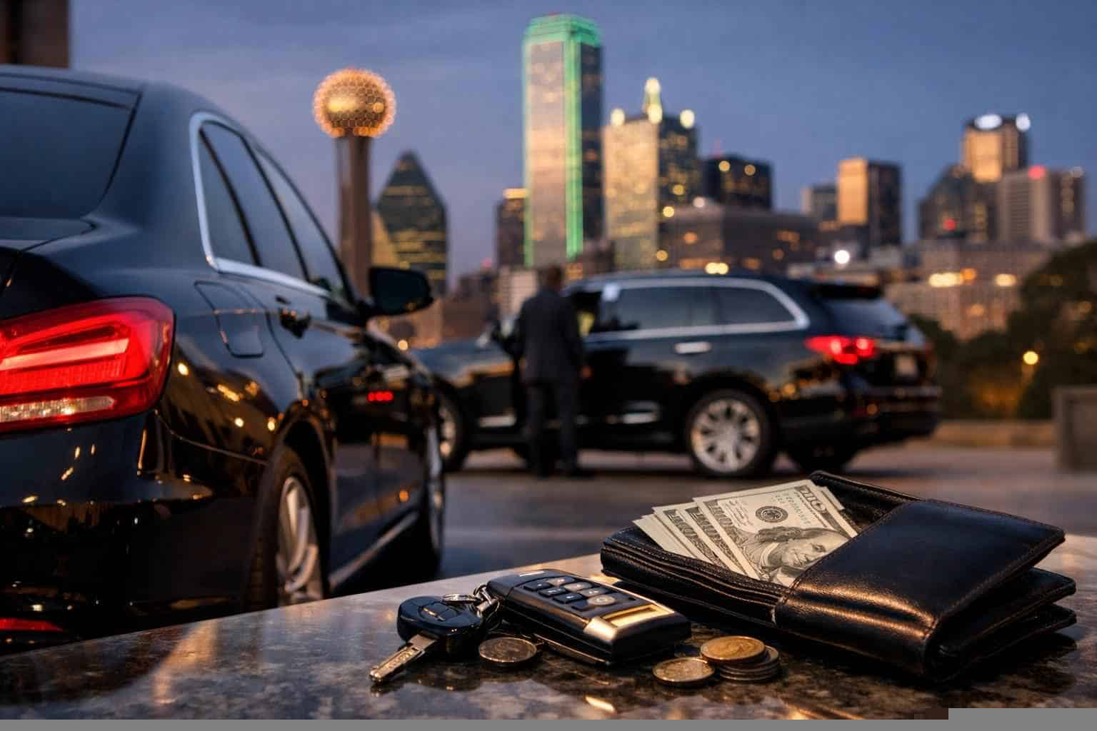 How much does black car service cost in Dallas Texas?