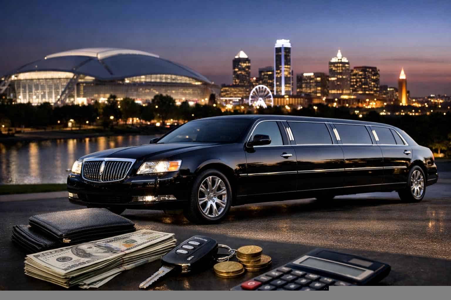 How much does black limo rental cost in Arlington Texas?