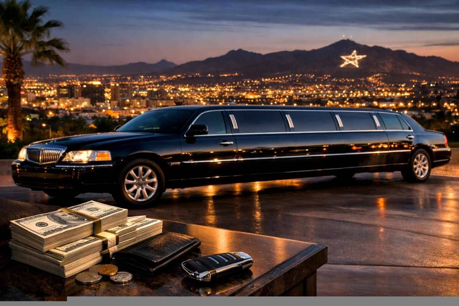 How much does black limo rental cost in El Paso Texas