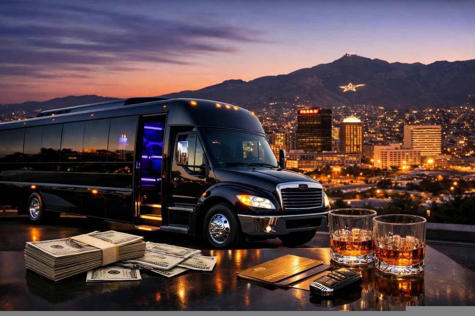 How Much Does A Black Party Bus Cost In El Paso TX