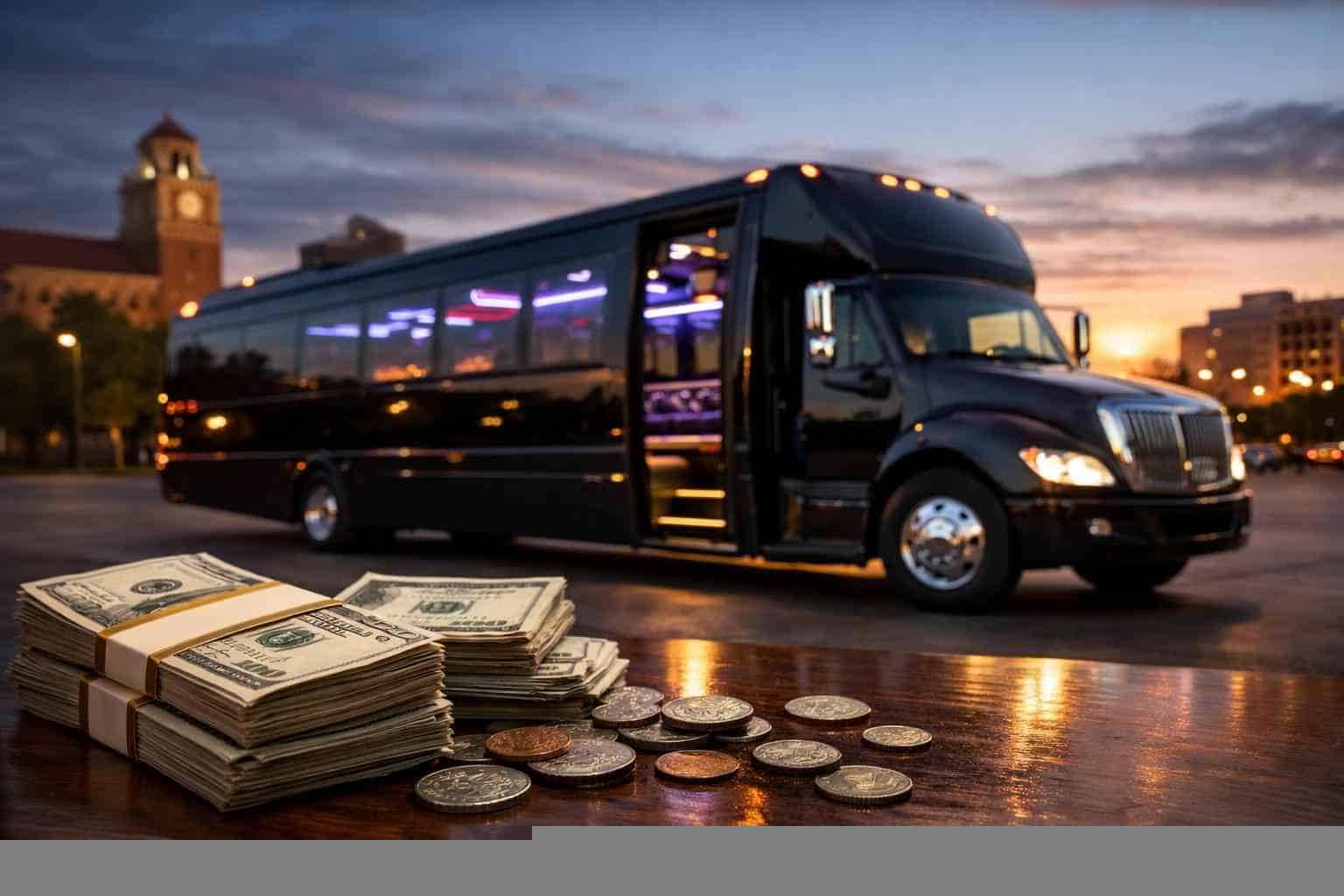 How Much Is A Black Party Bus In Lubbock TX