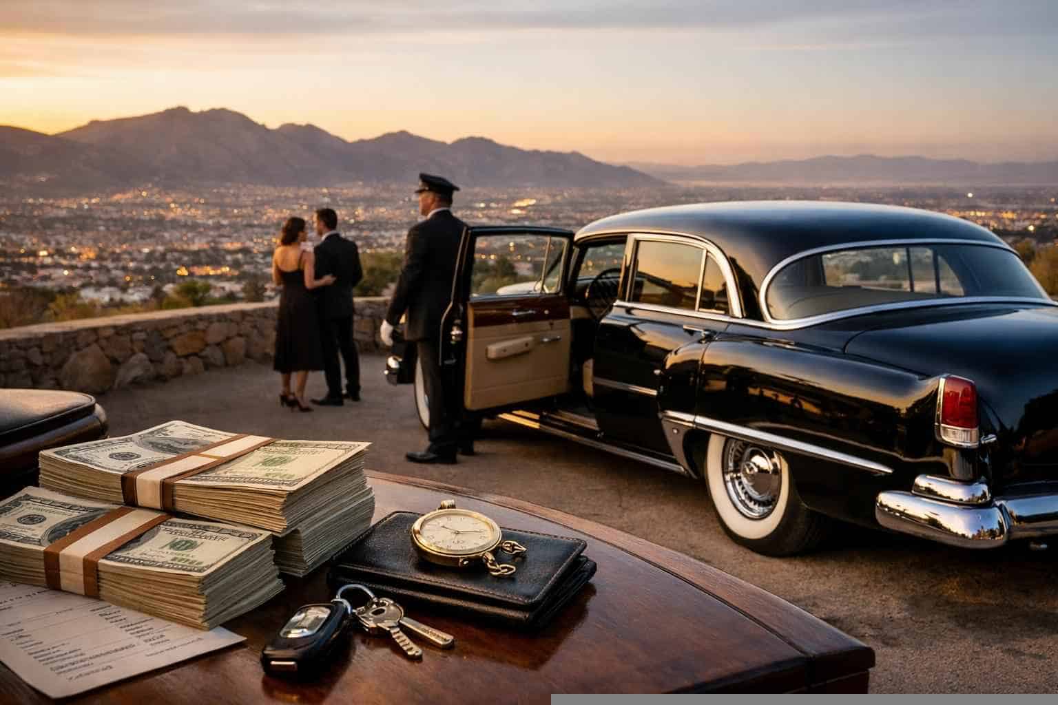 How much does classic car chauffeur service cost in El Paso Texas?
