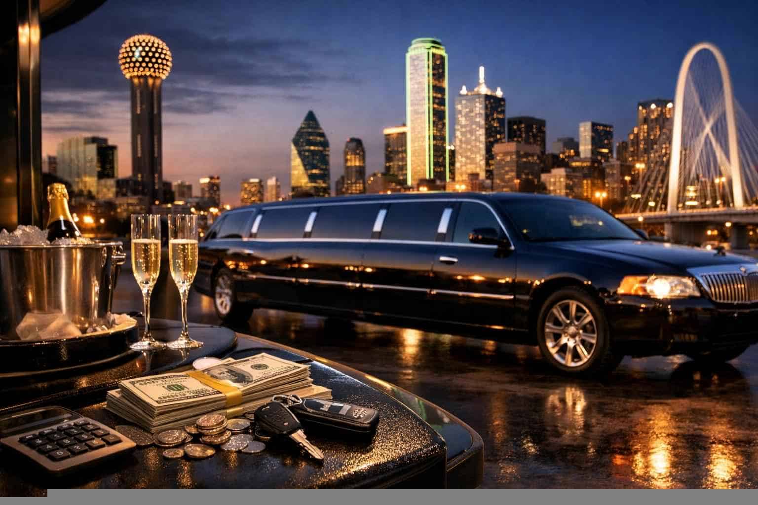 How much does limo rental cost in Dallas Texas?