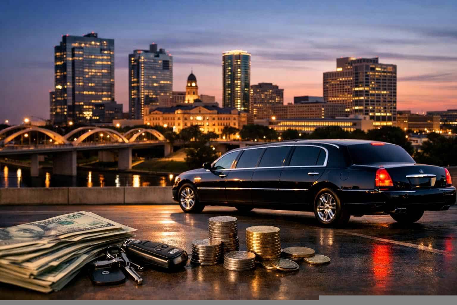 How much does limousine service cost in Fort Worth Texas?