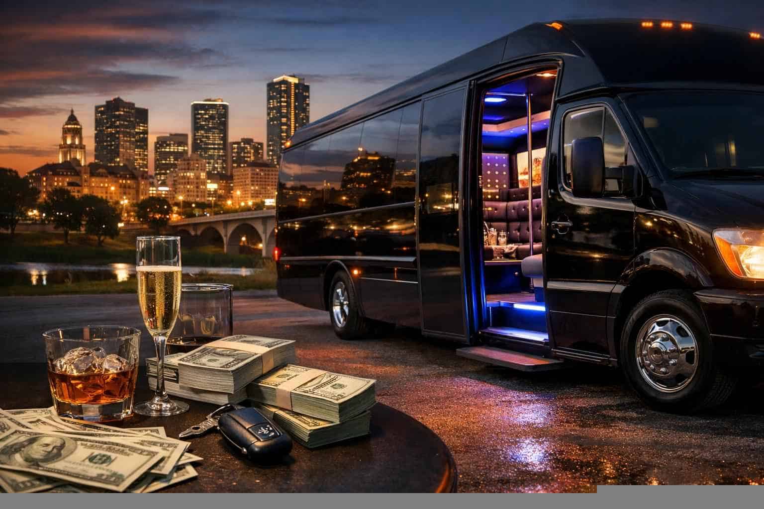 How Much Is A Fort Worth Party Bus Rental?