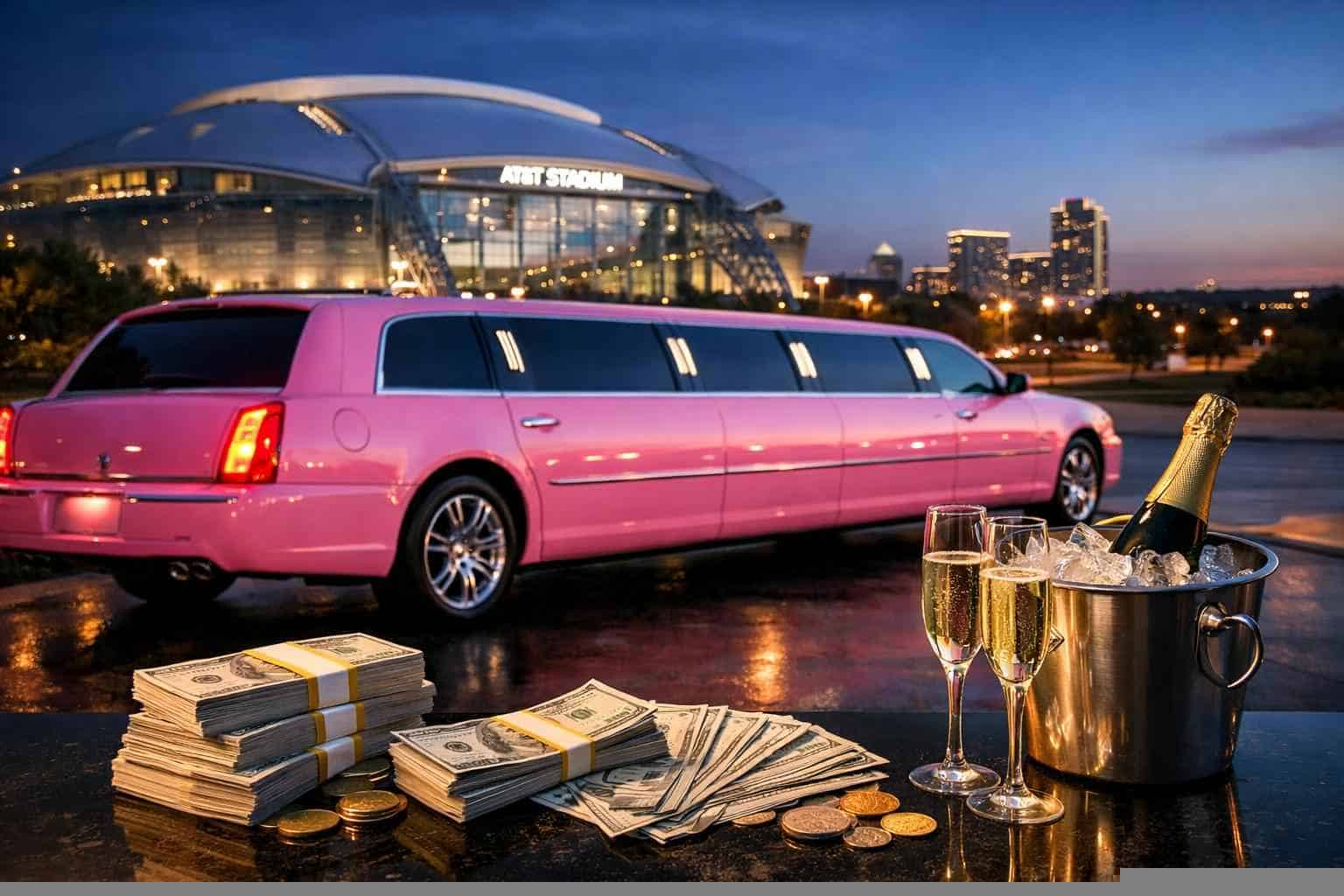 How Much Does Pink Limo Rental Cost In Arlington Texas?