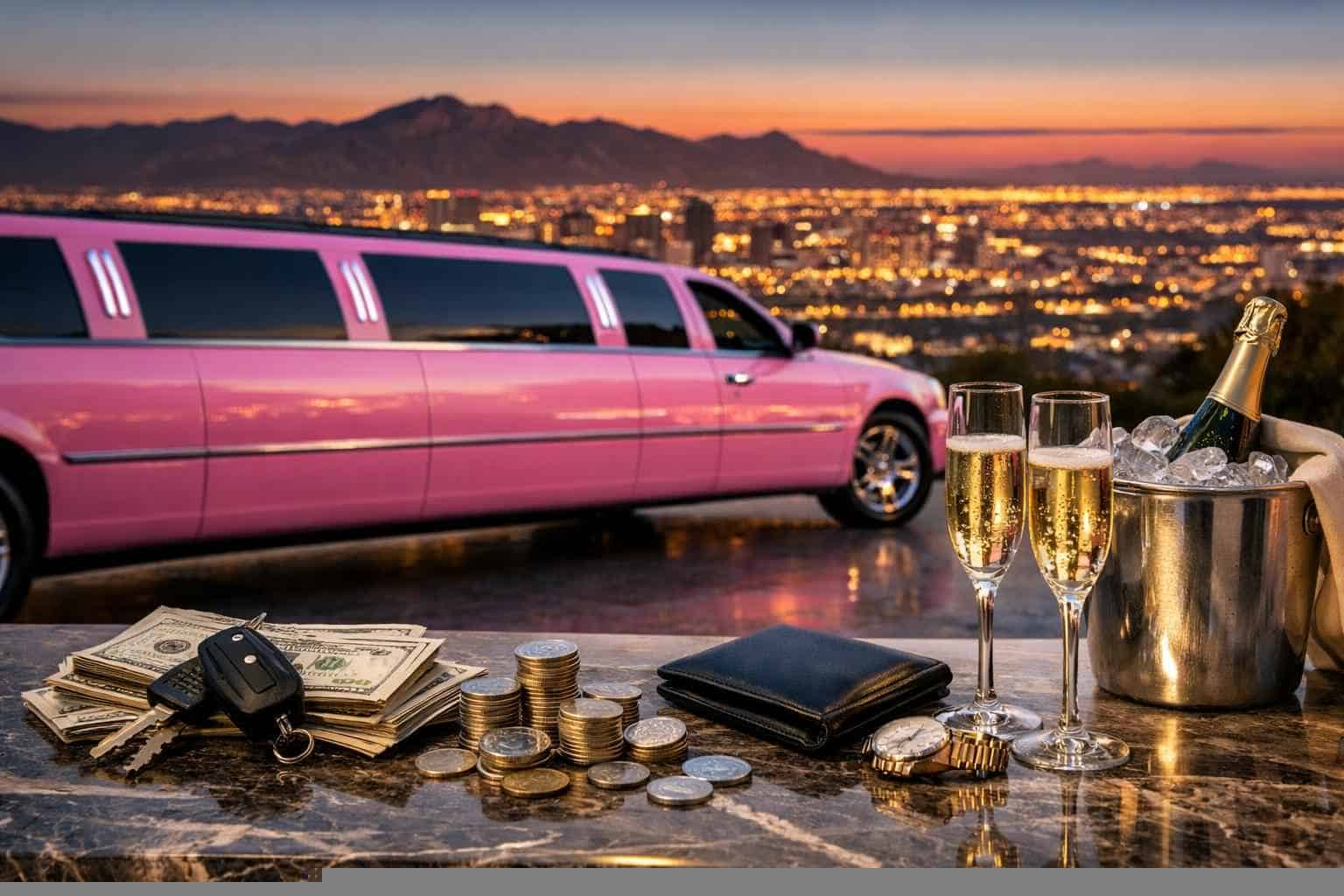 How much does pink limo rental cost in El Paso Texas?